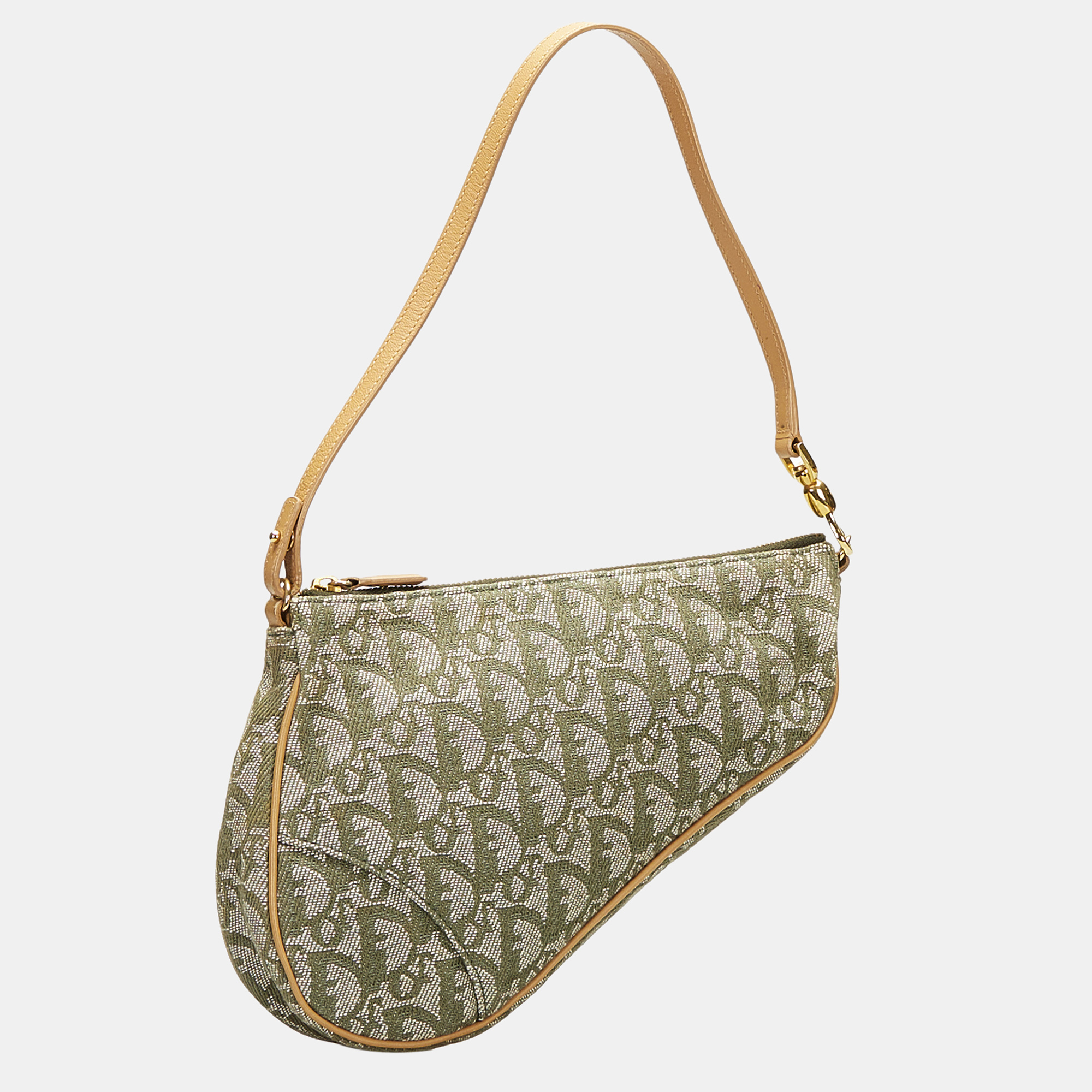 

Dior Green Dior Oblique Mini Saddle
