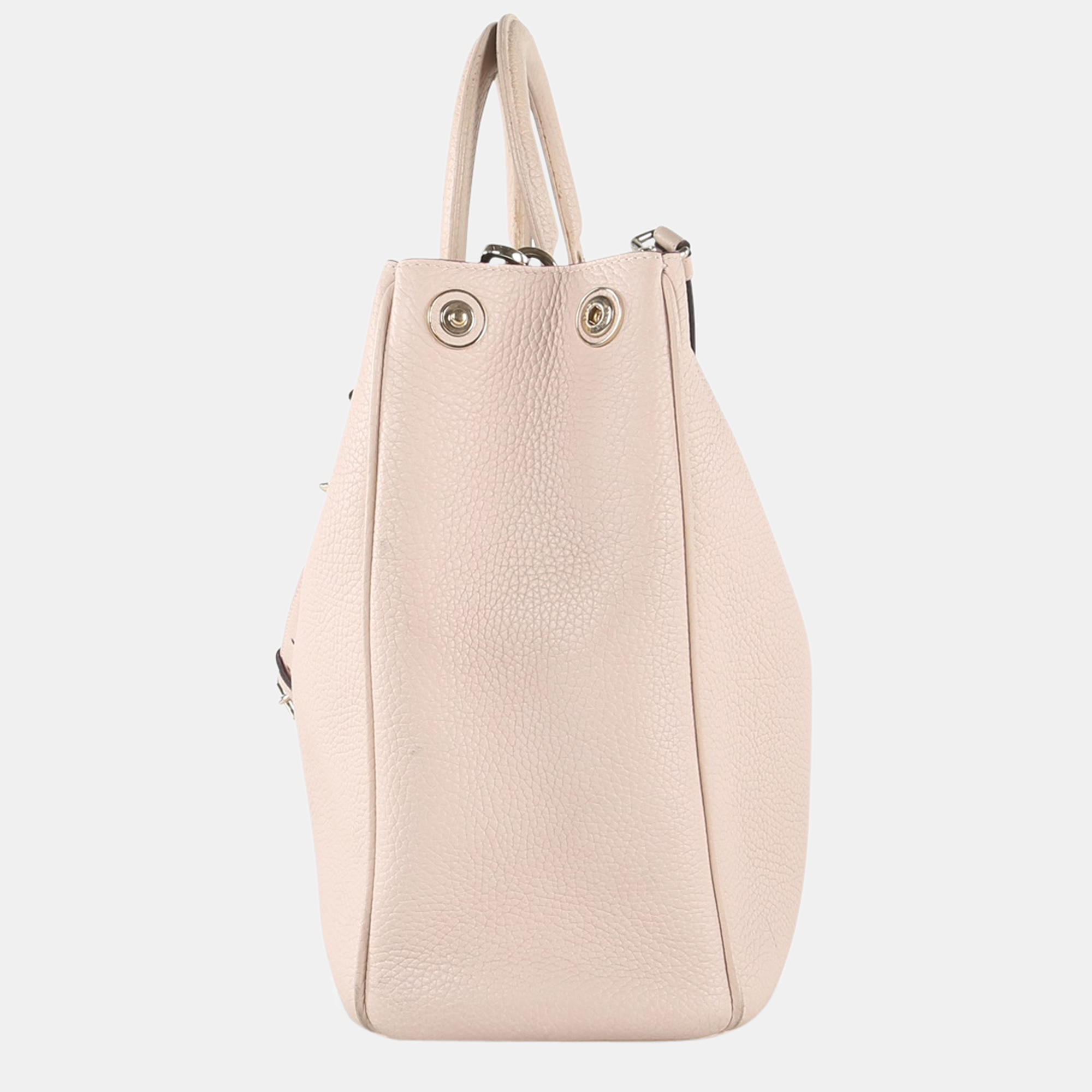 

Dior Light Pink Leather Diorissimo Medium Bag