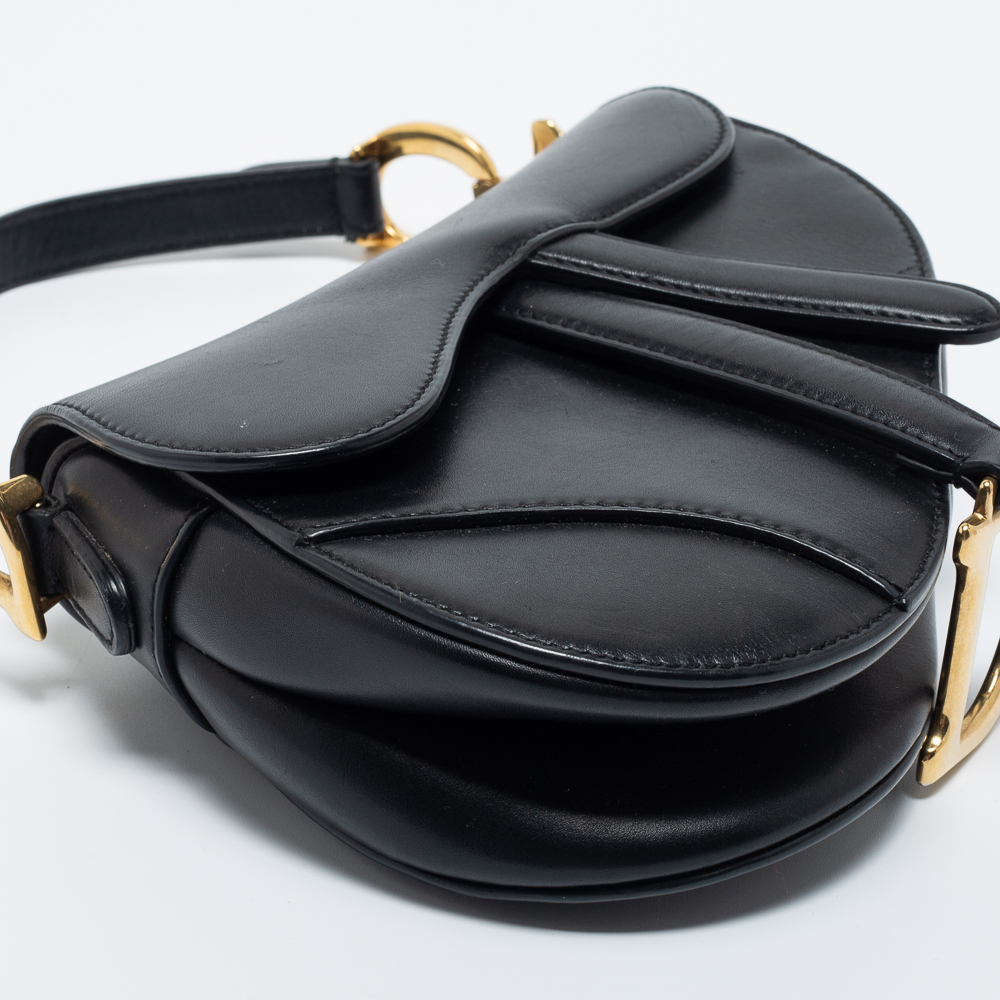 Dior Saddle bag Black Leather ref.199813 - Joli Closet