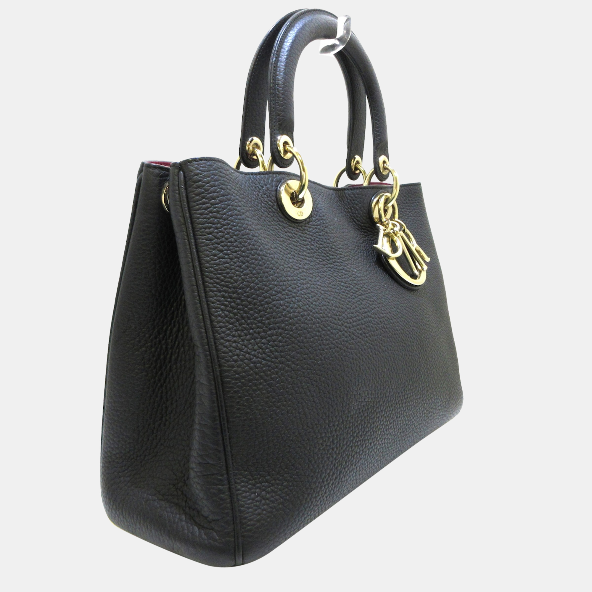 

Dior Black Leather Diorisimo Tote Bag
