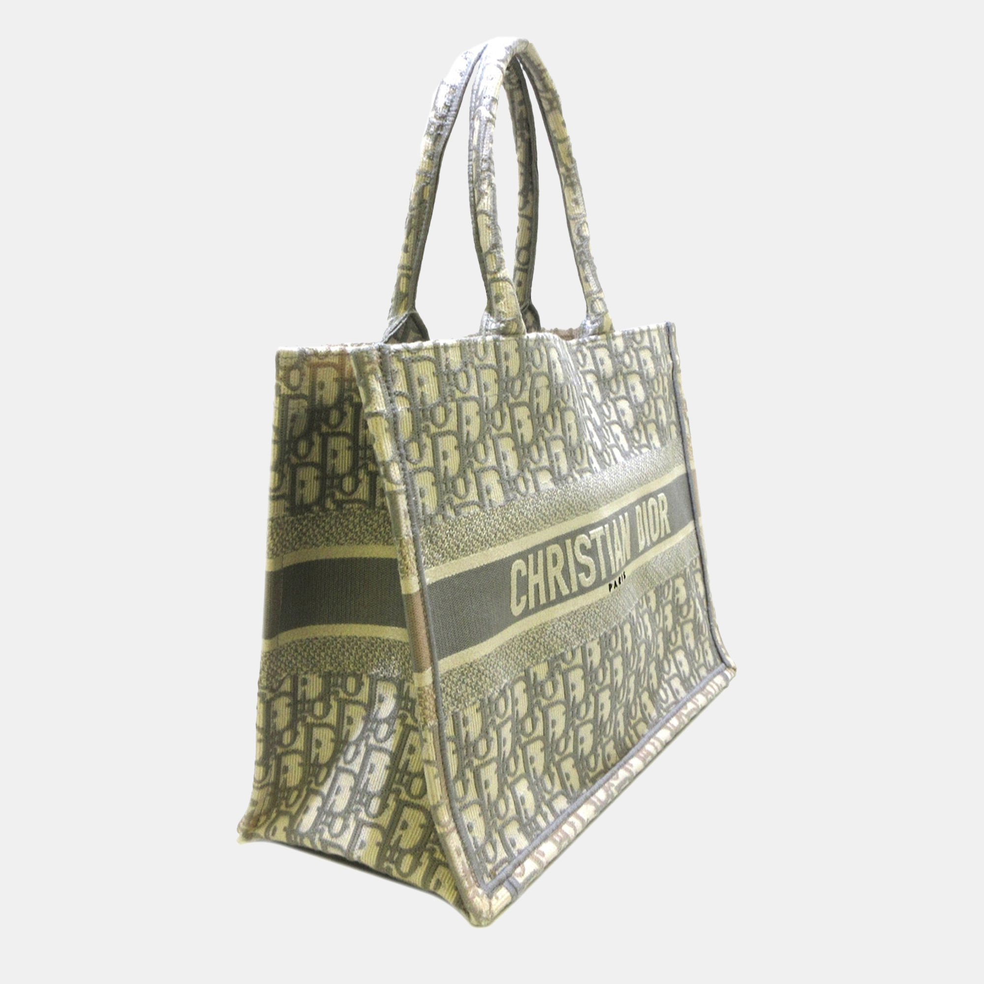 

Dior Grey Medium Oblique Book Tote