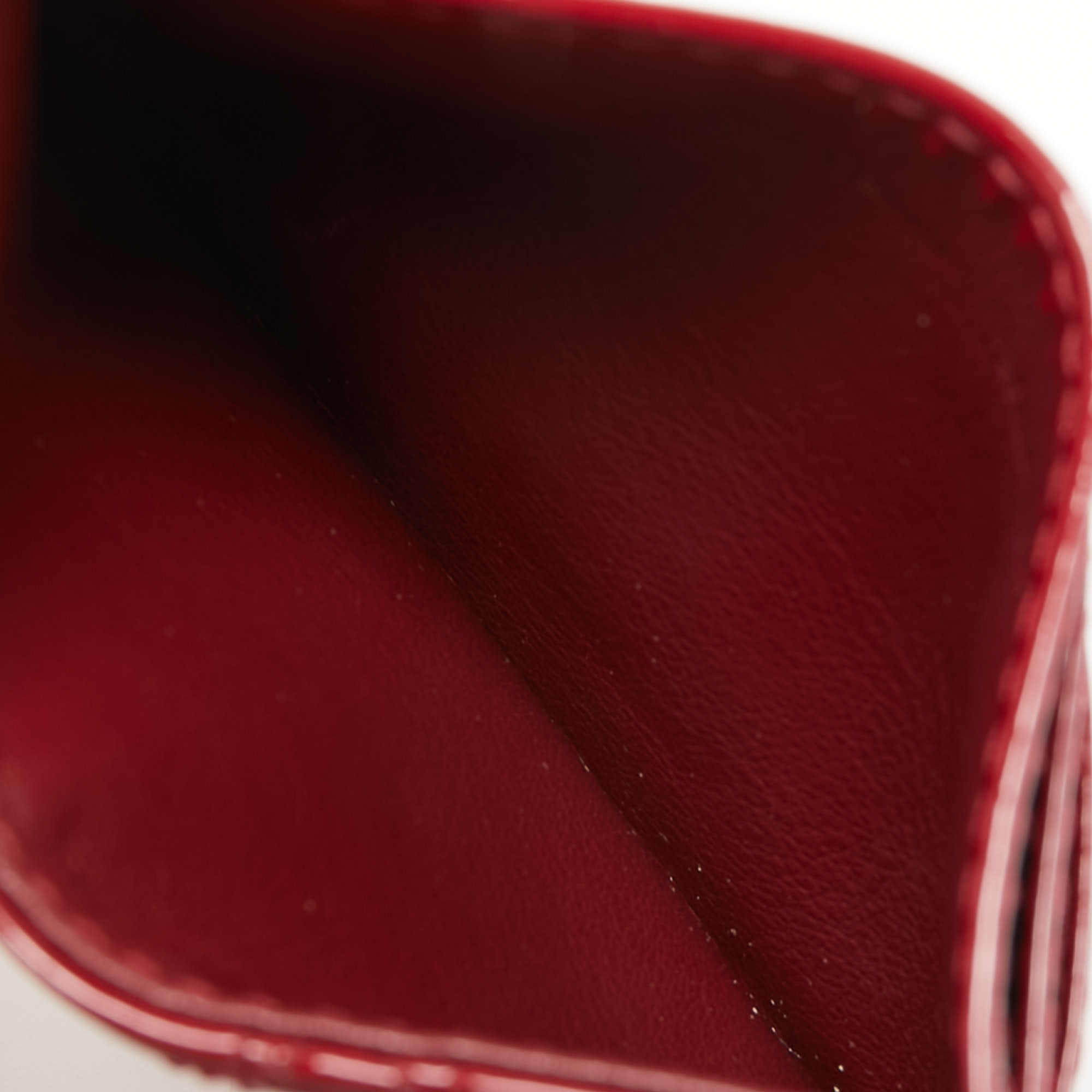 

Dior Red Cannage Patent Leather Lady Dior Card Holder