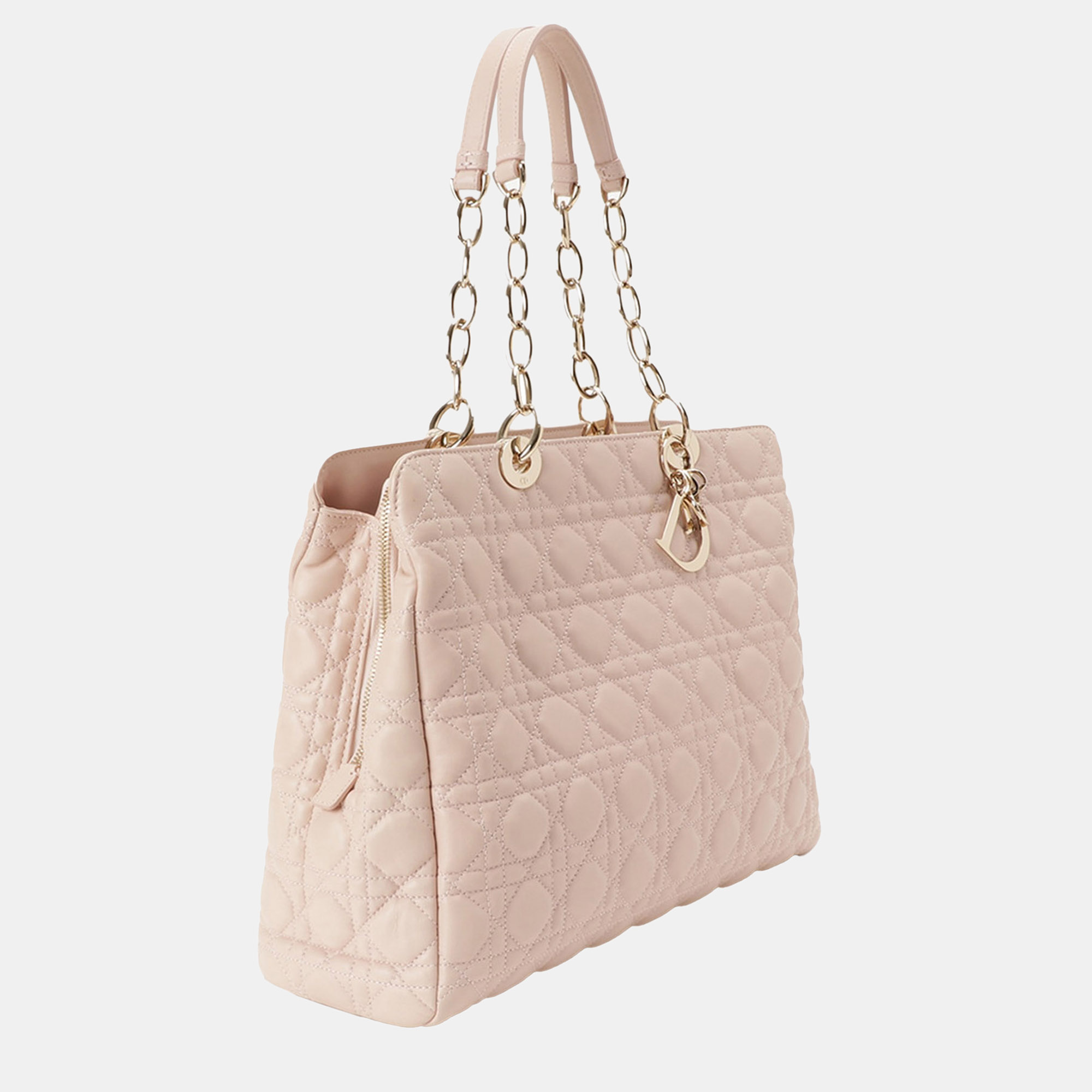 

Dior Pink Cannage Soft Shopper Tote