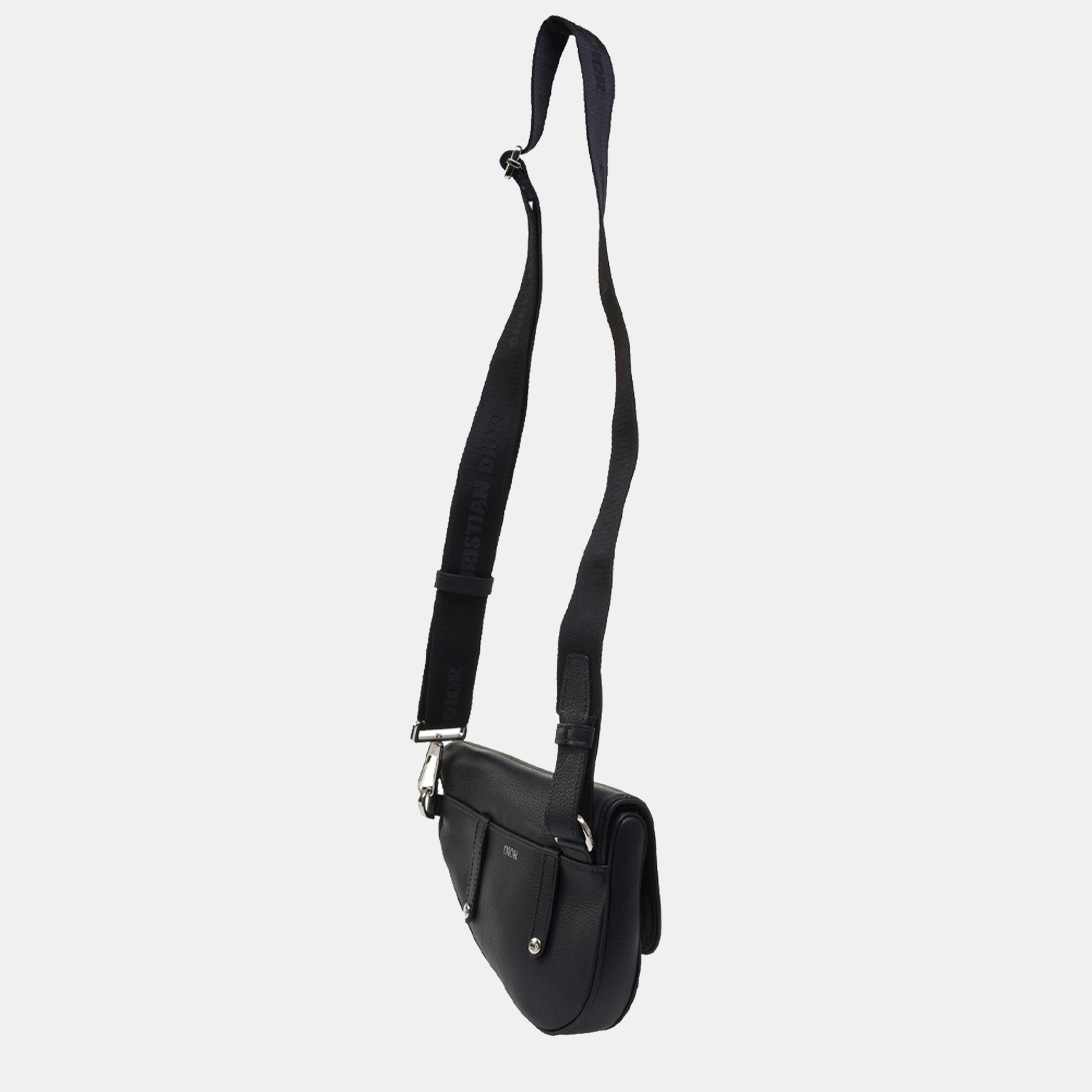 

Dior Black Leather Mini Saddle Shoulder Bag