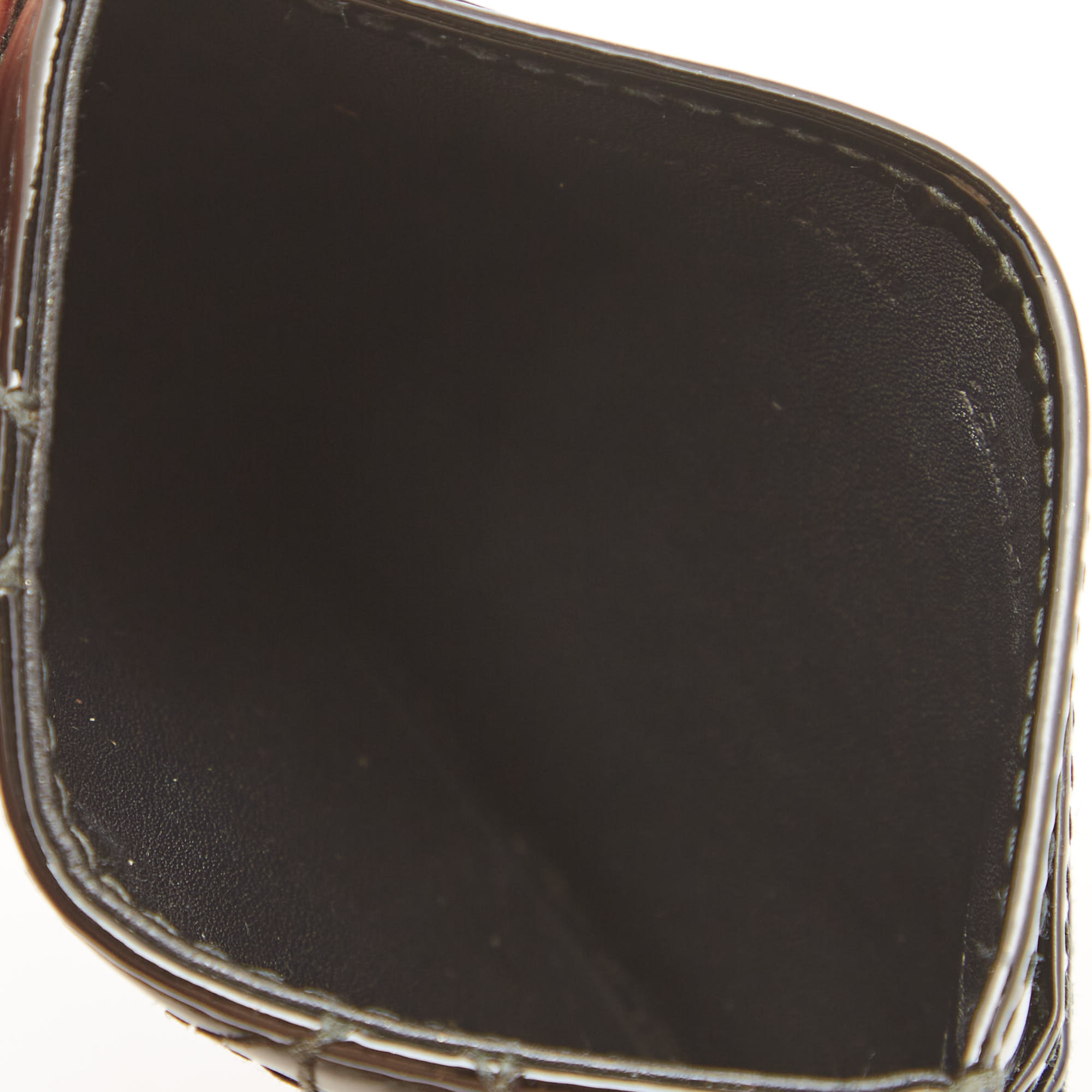 

Dior Black Cannage Patent Leather Lady Dior Card Holder