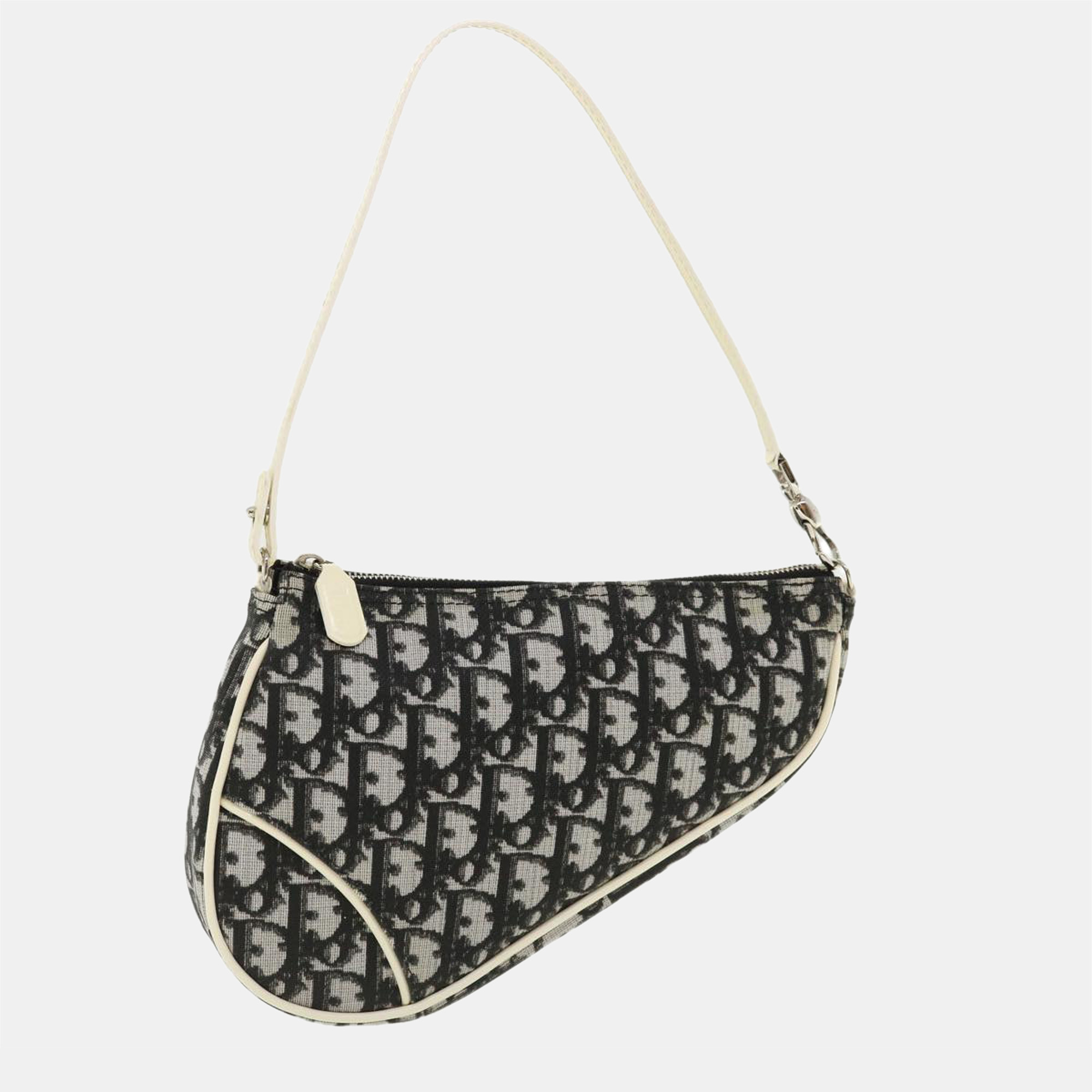 

Dior Blue Oblique Canvas Saddle Shoulder Bag