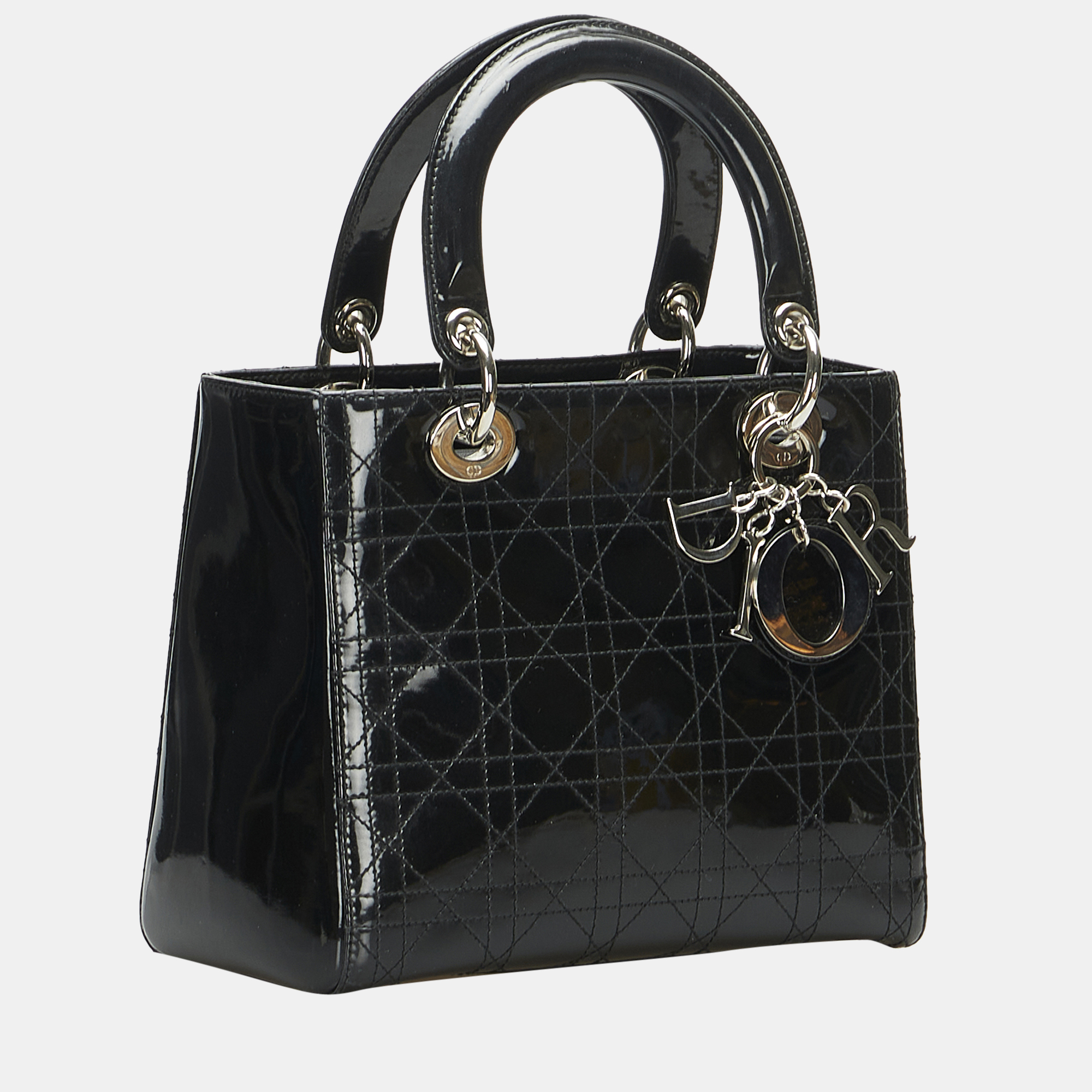 

Dior Black Medium Cannage Lady Dior