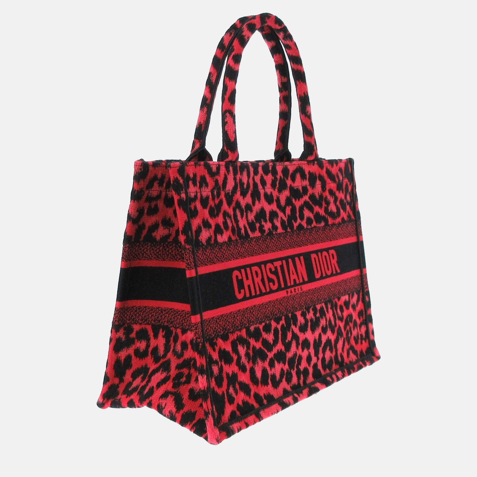 

Dior Red Canvas Book Tote bag