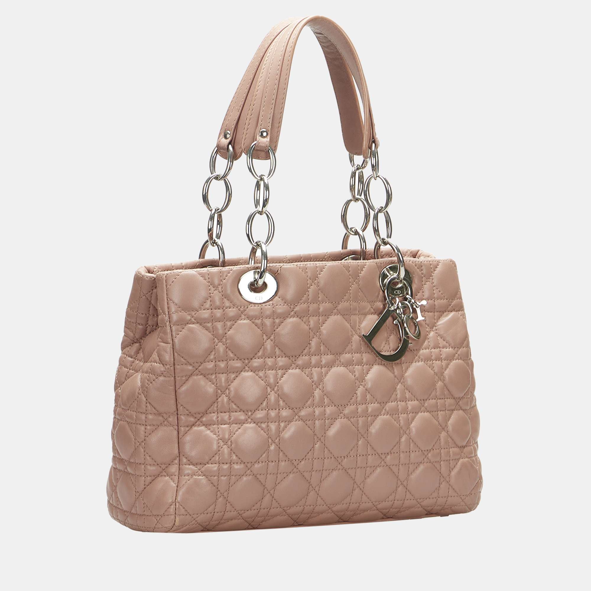 

Dior Pink Cannage Soft Shopper