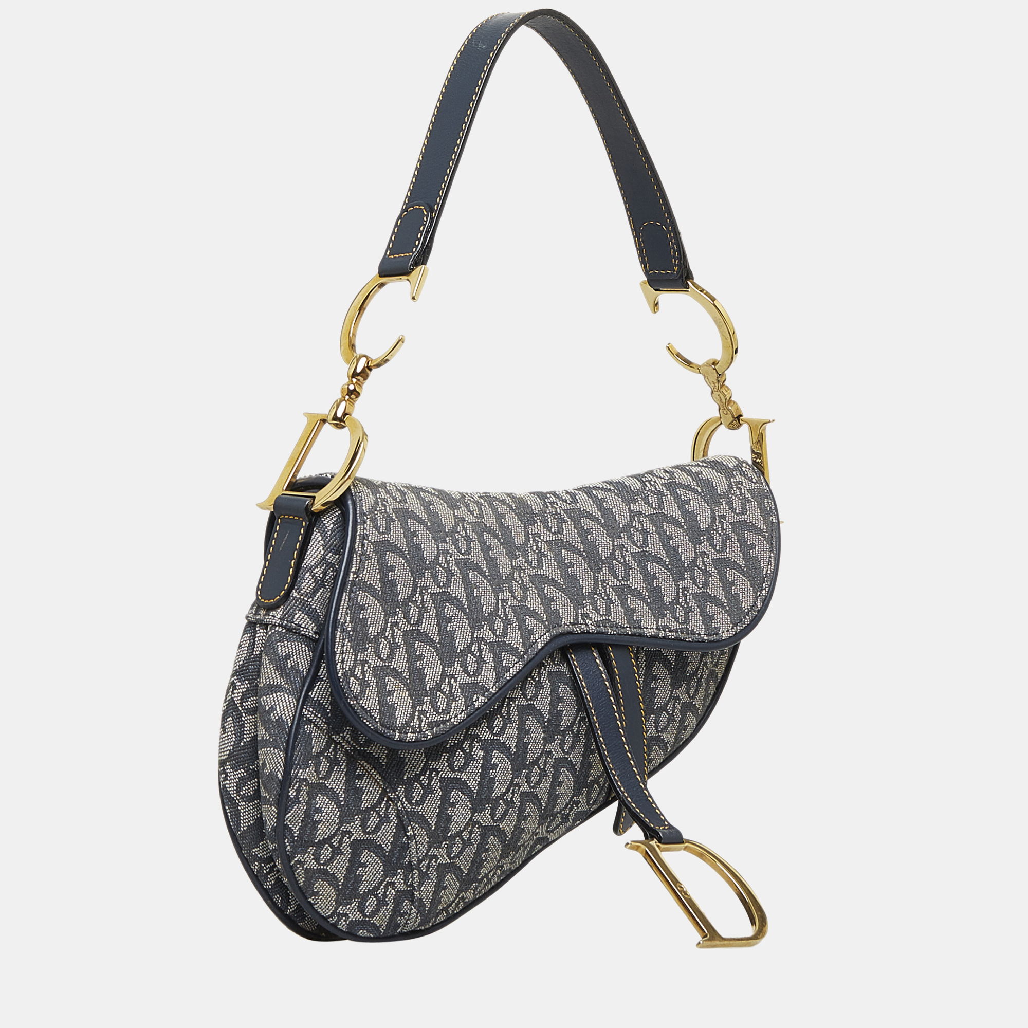 

Dior Blue Oblique Saddle