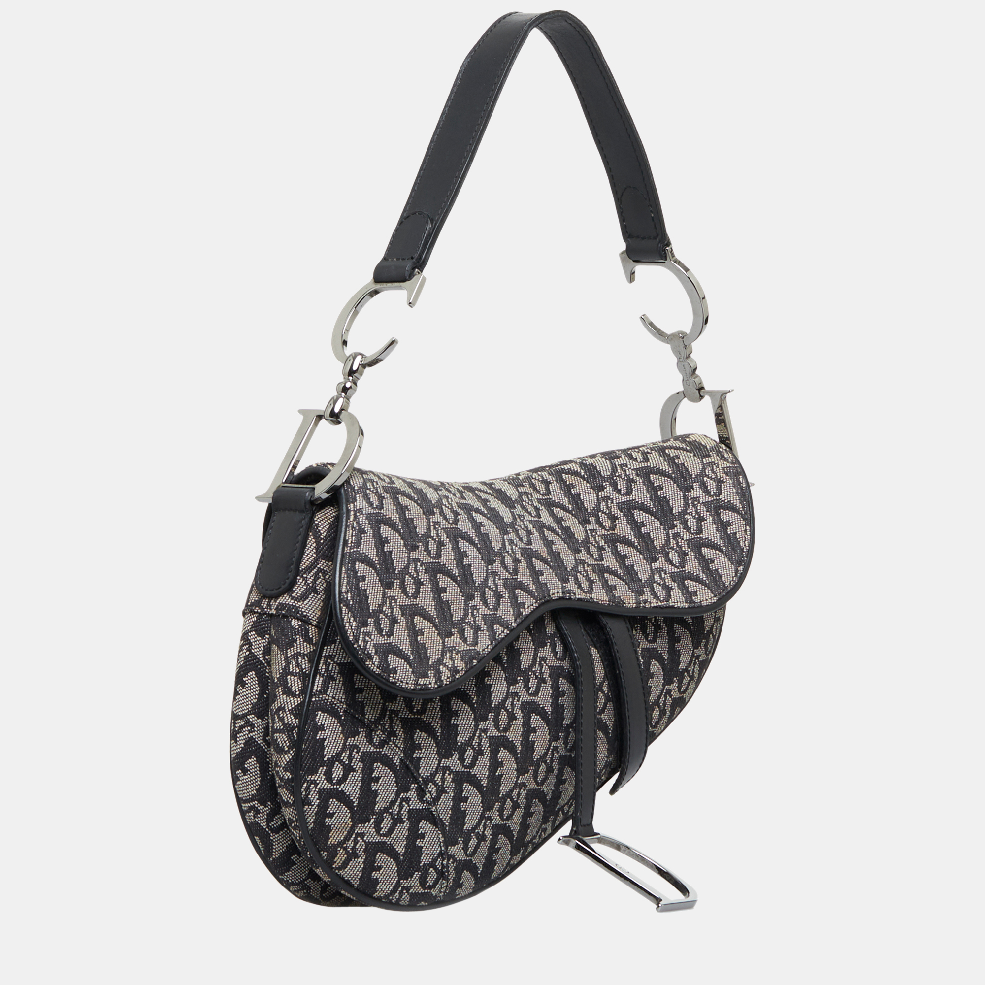 

Dior Blue Oblique Canvas Saddle