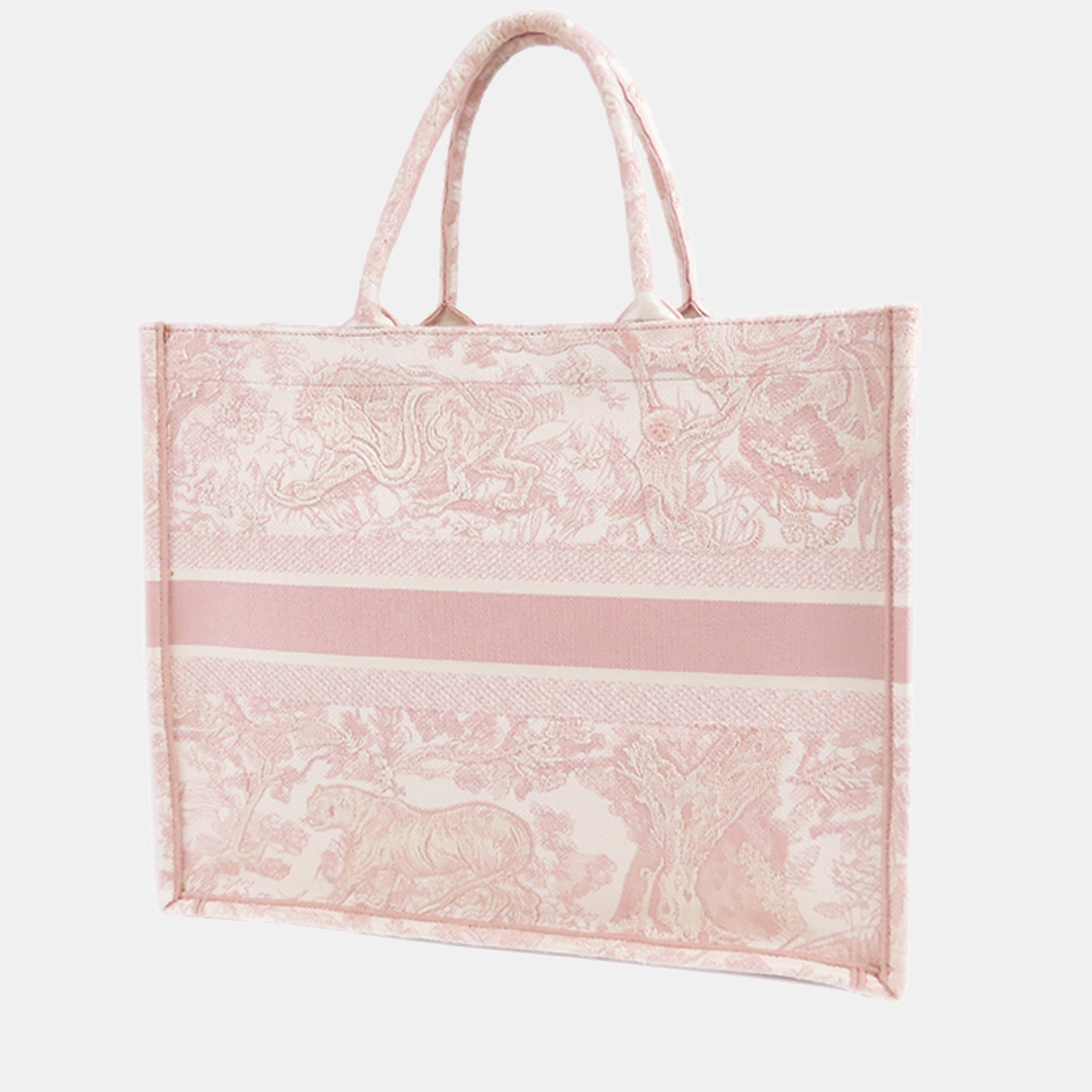 

Dior Pink Toile De Jouy Book Tote