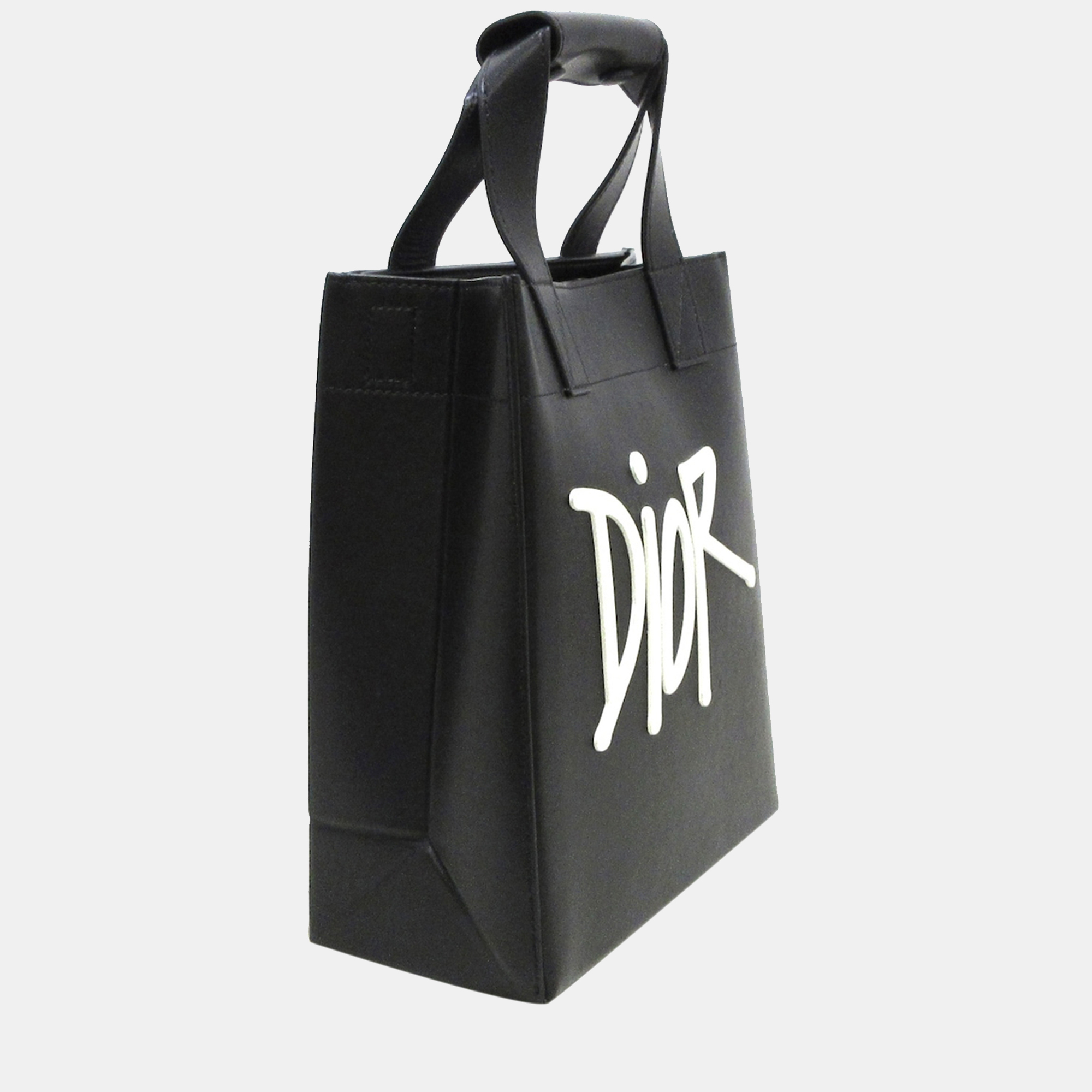 

Dior Black x Stussy Small Logo Applique Tote