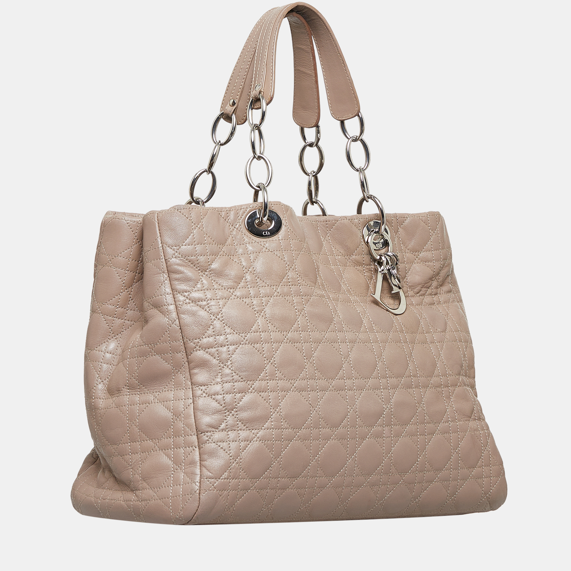 

Dior Beige Large Cannage Soft Lady Dior