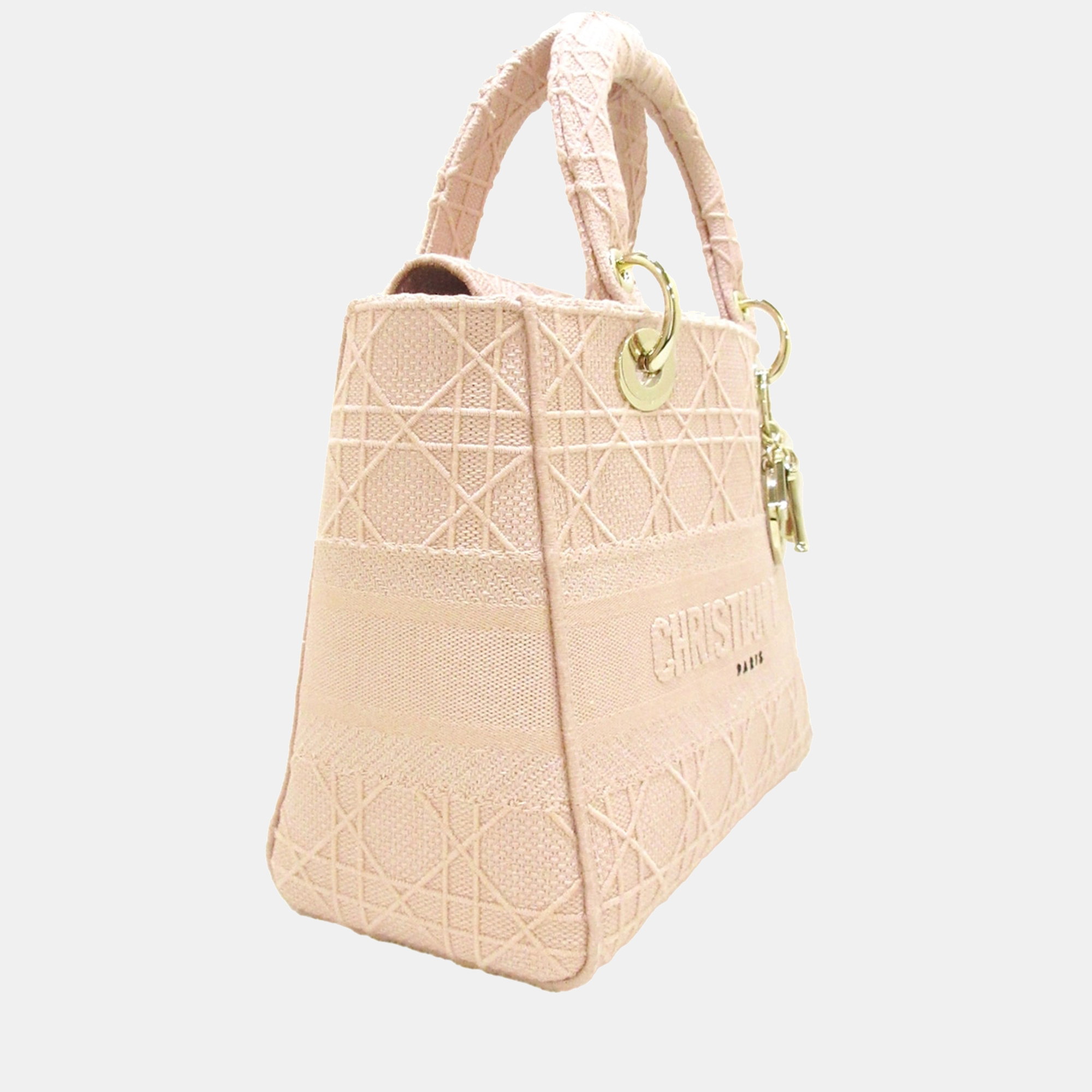

Dior Pink Medium Cannage Lady D-Lite