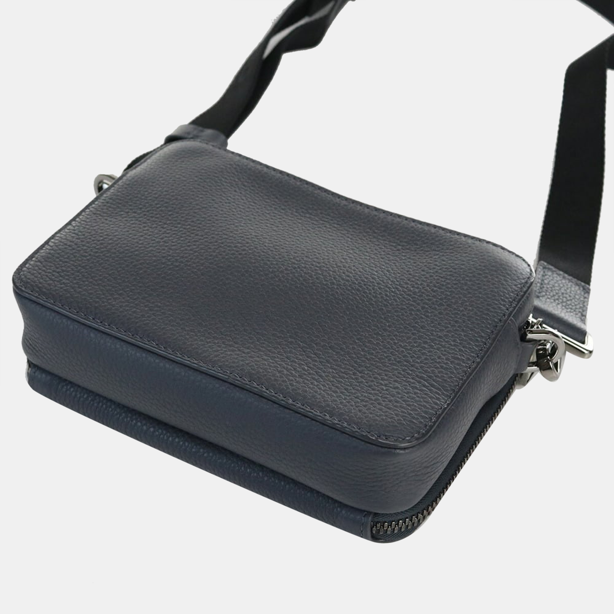 

Dior Blue Leather Atelier Paris Camera Shoulder Bag