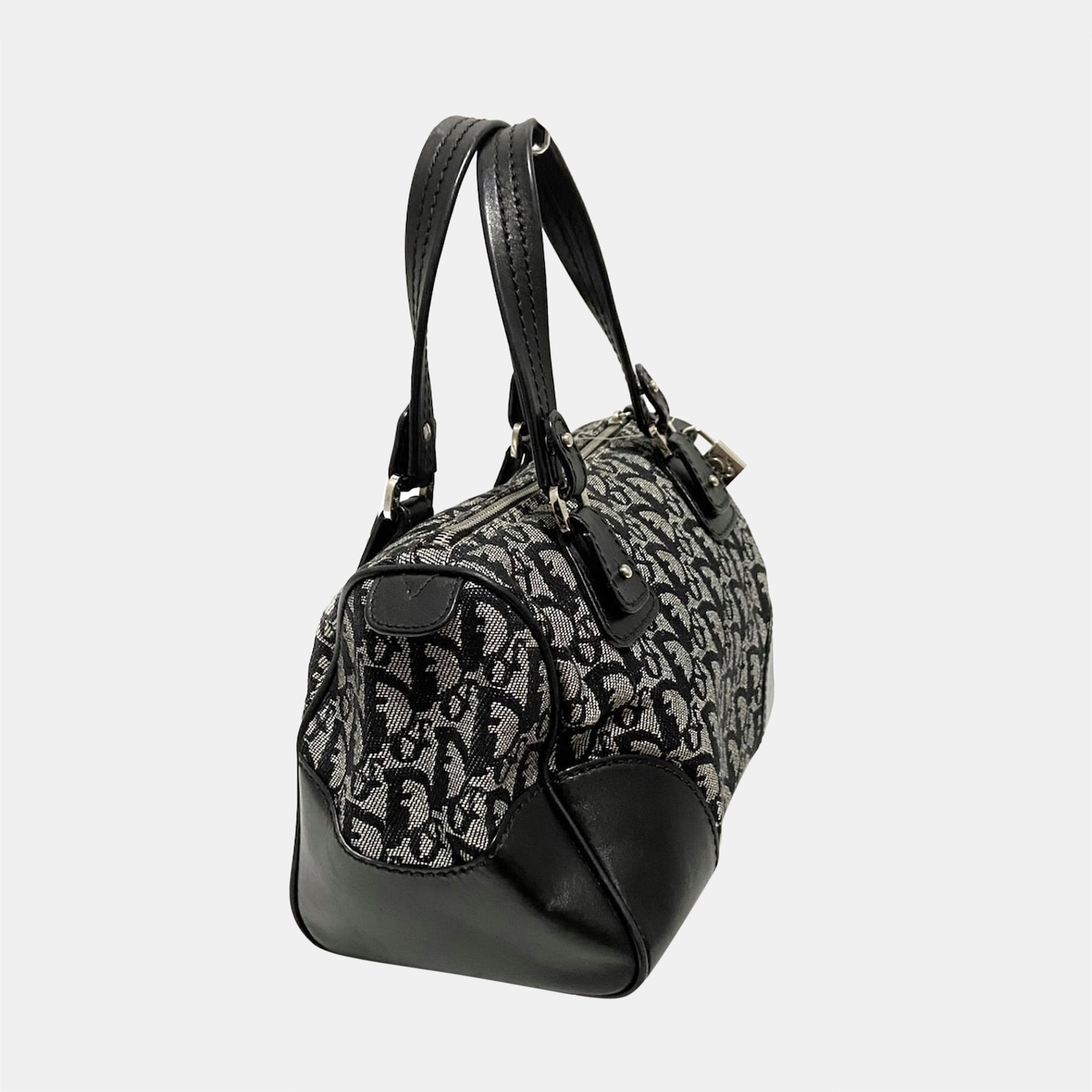 

Dior Black Canvas Logogram handbag