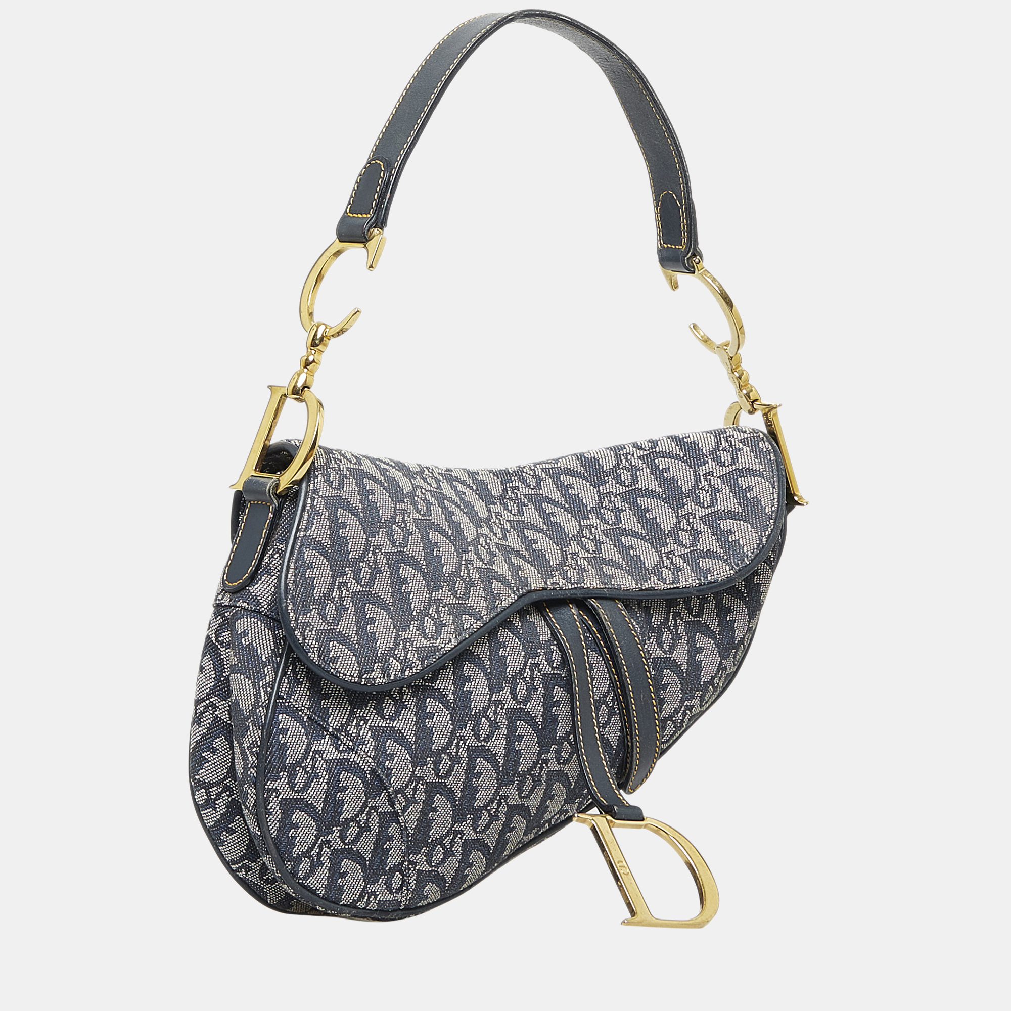 

Dior Blue Oblique Saddle