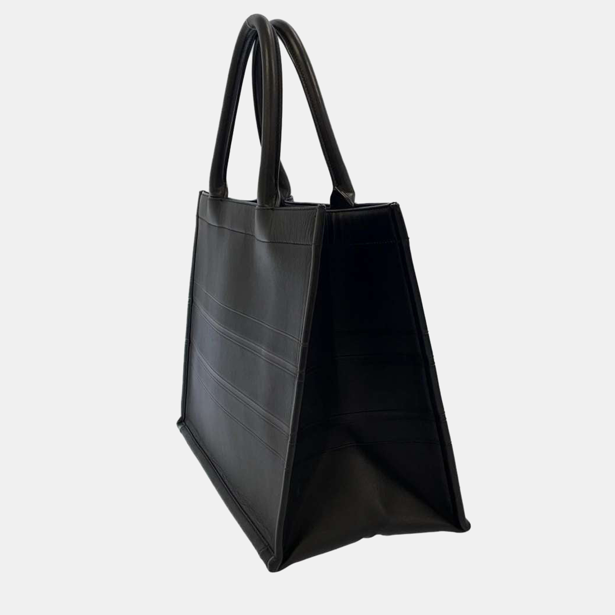 

Dior Black Canvas Book Tote Bag
