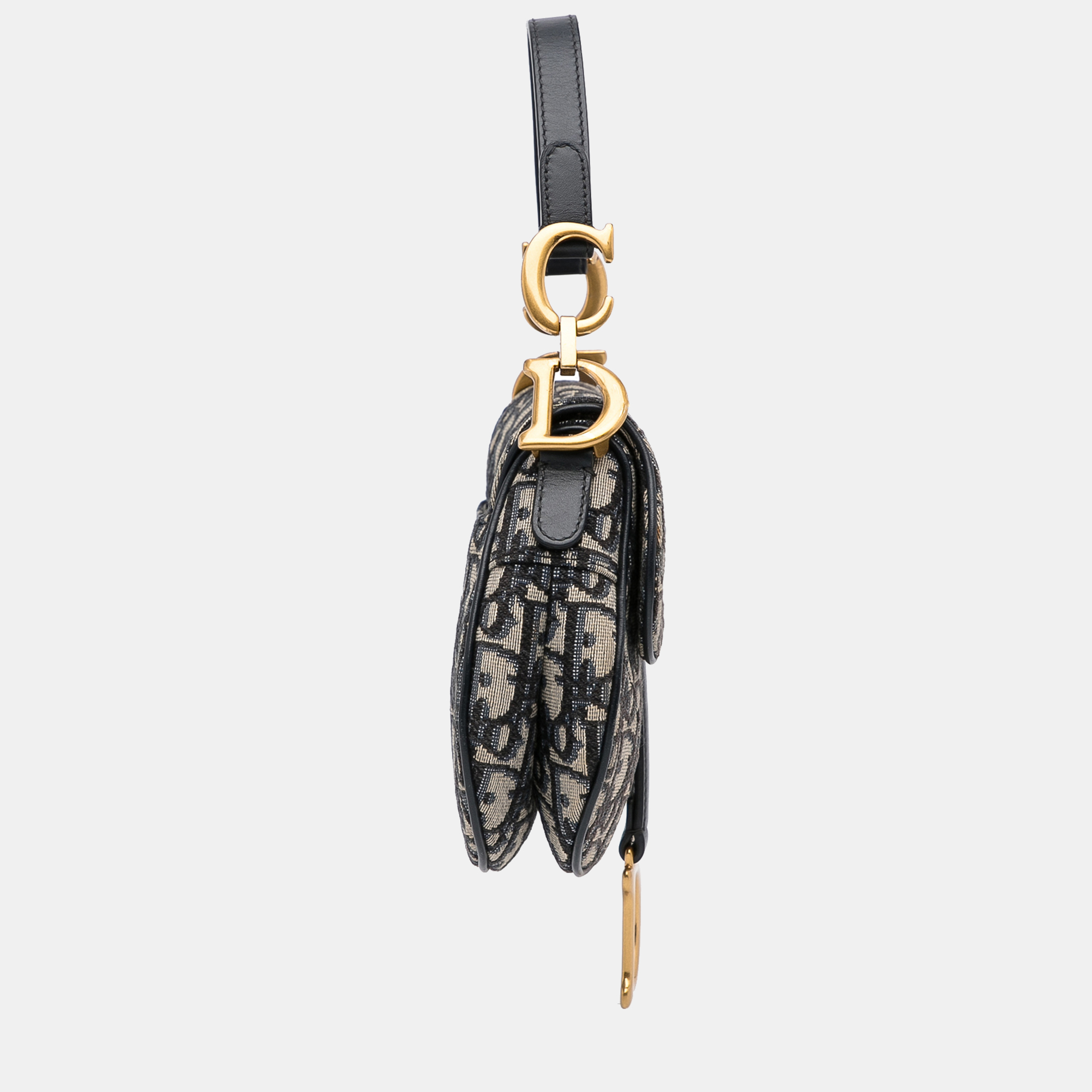 

Dior Blue Mini Oblique Saddle