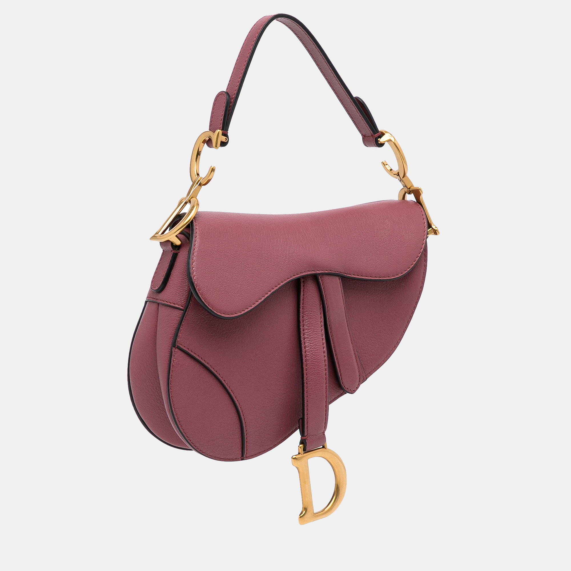 

Dior Pink Mini Saddle Baguette