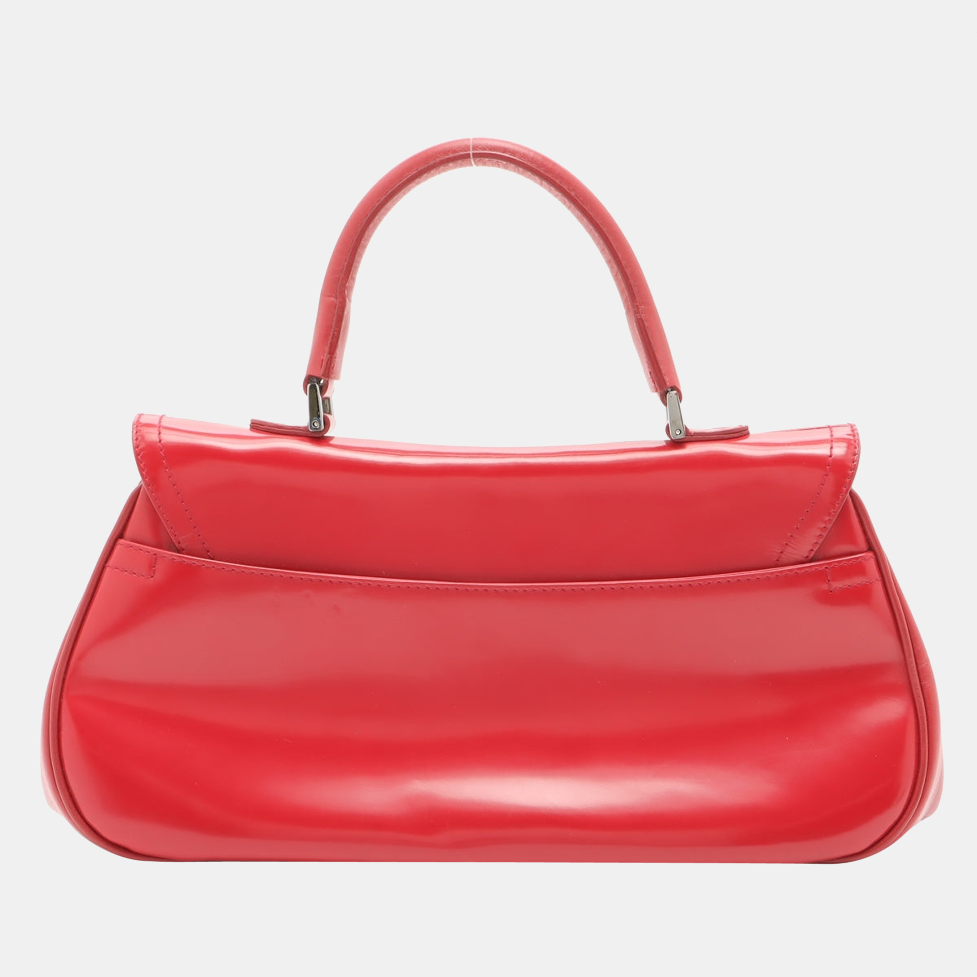 

Christian Dior Leather Hand bag Red