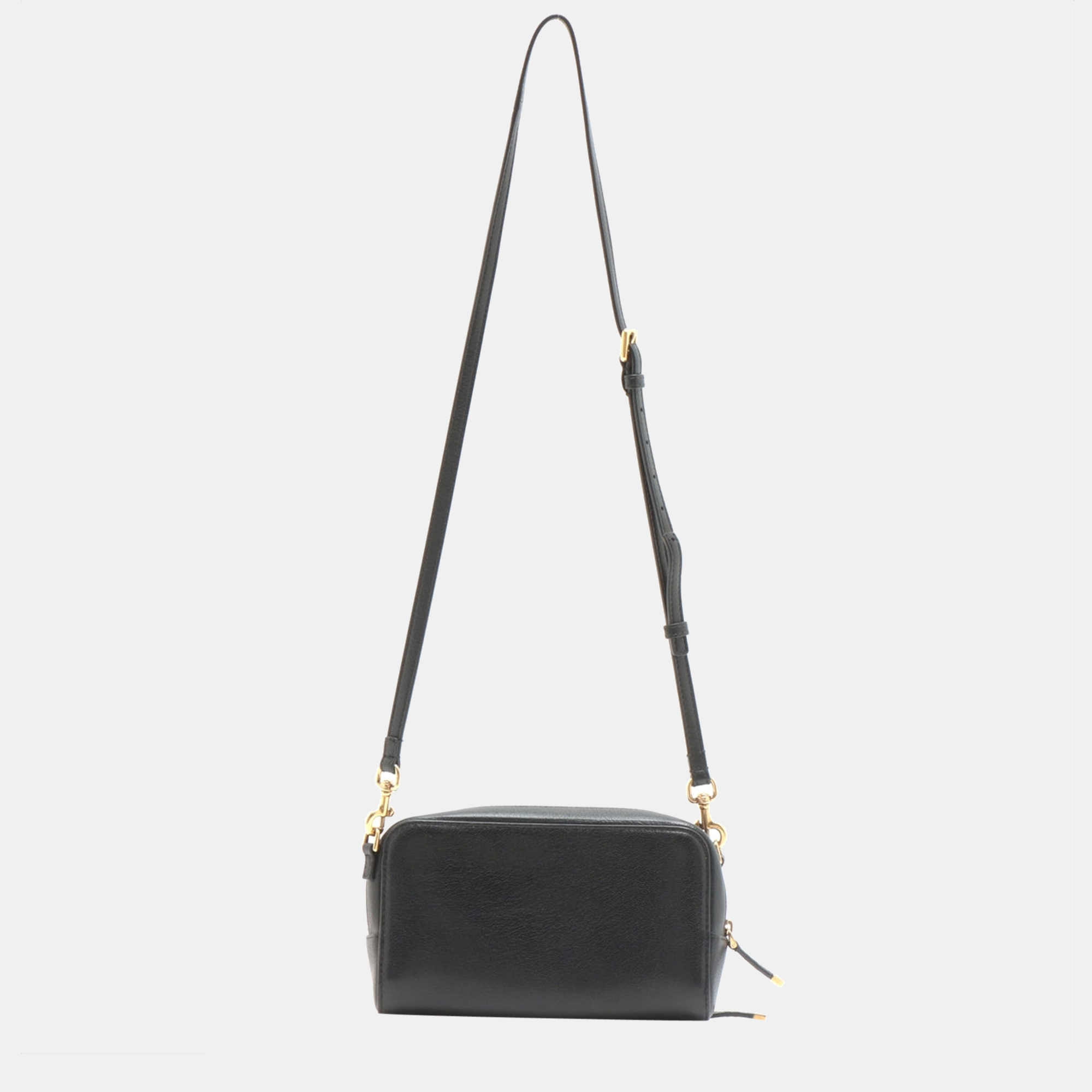 

Christian Dior Saddle Leather Shoulder bag Black