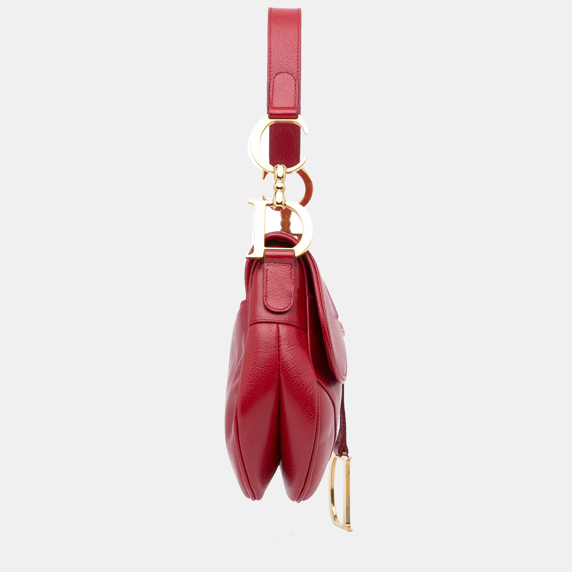 

Dior Red Saddle Baguette