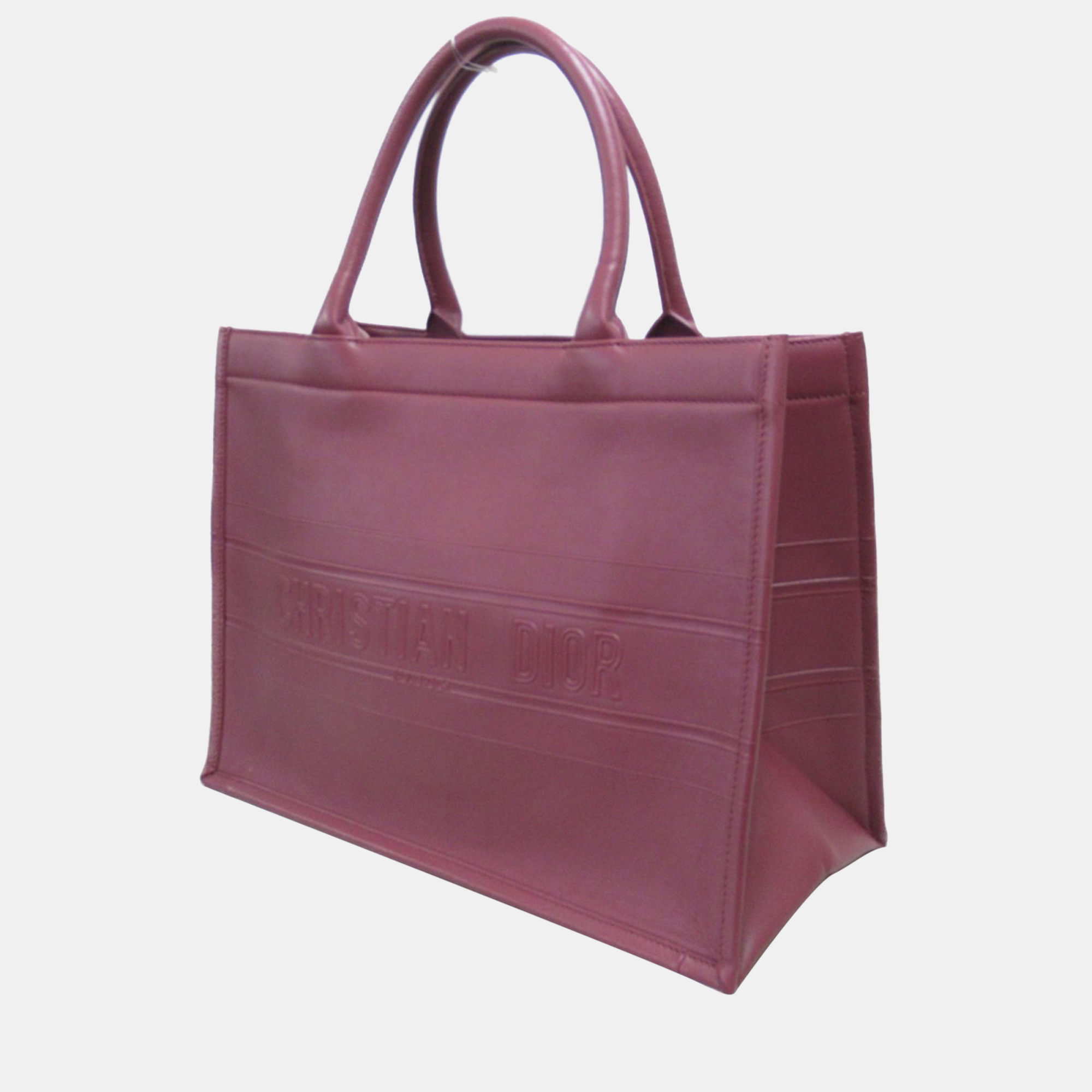 

Dior Pink Leather Medium Book Tote Bag
