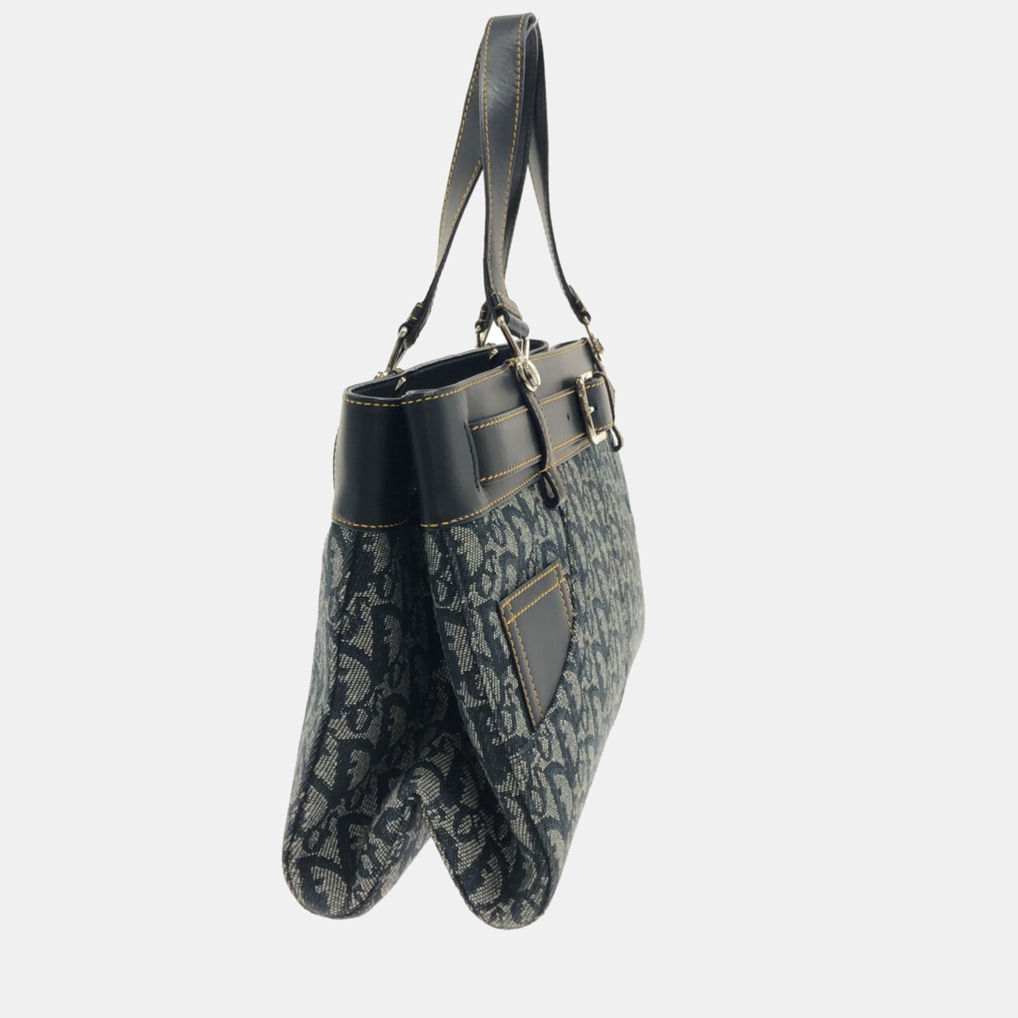

Dior Blue Canvas Diorissimo Tote Bag