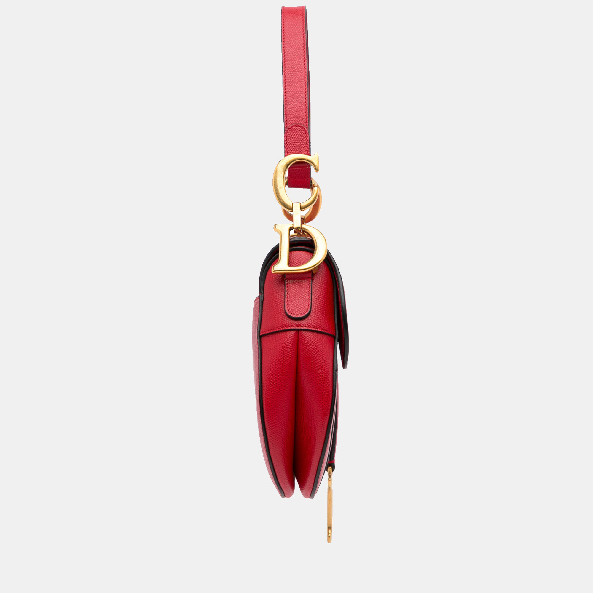 

Dior Red Leather Saddle