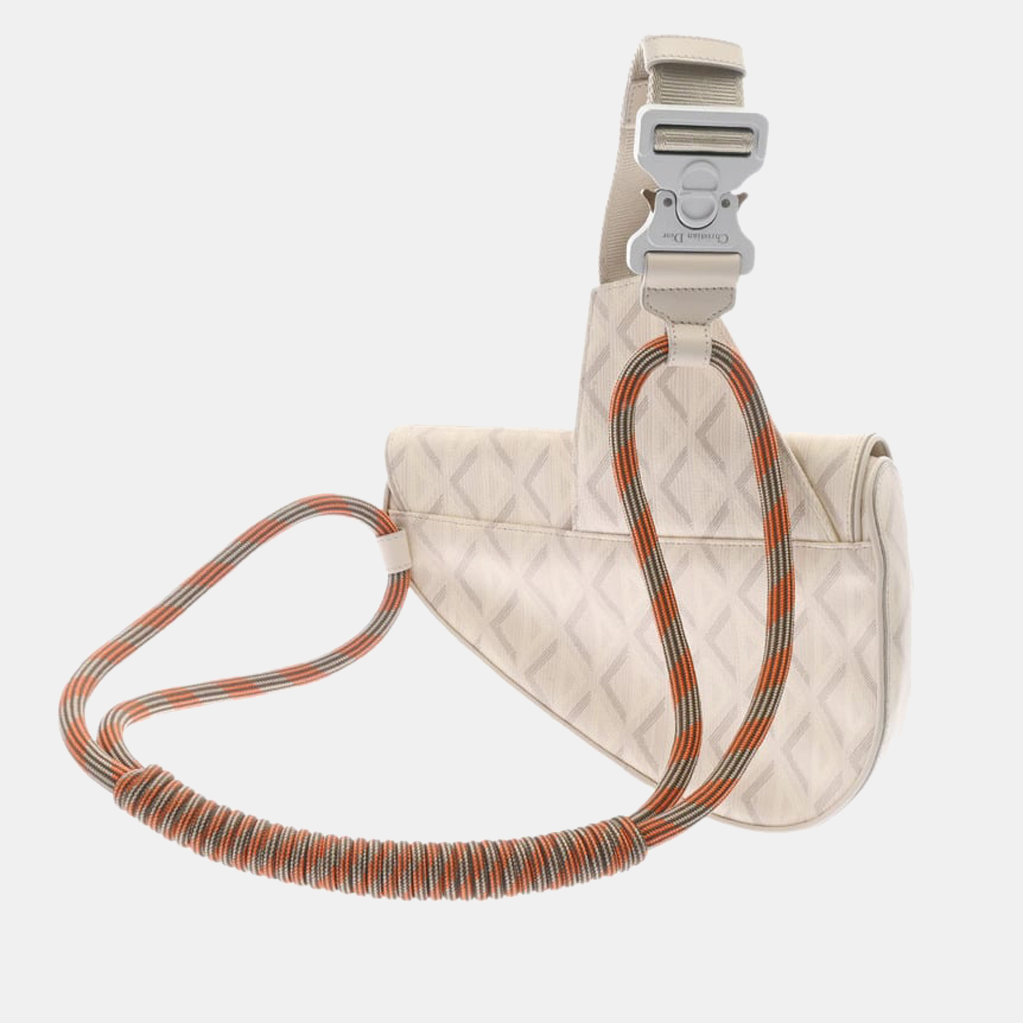 

Dior Beige CD Diamond Canvas Nautic Saddle Crossbody Bag