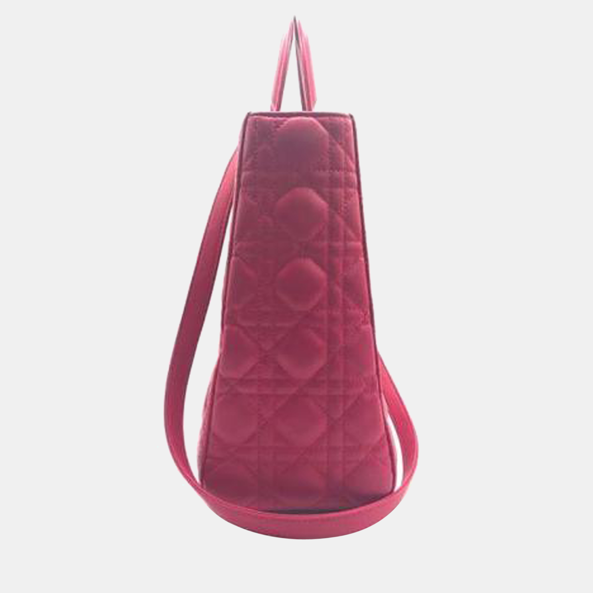 

Dior Pink Cannage Leather Large Lady Dior Tote Bag