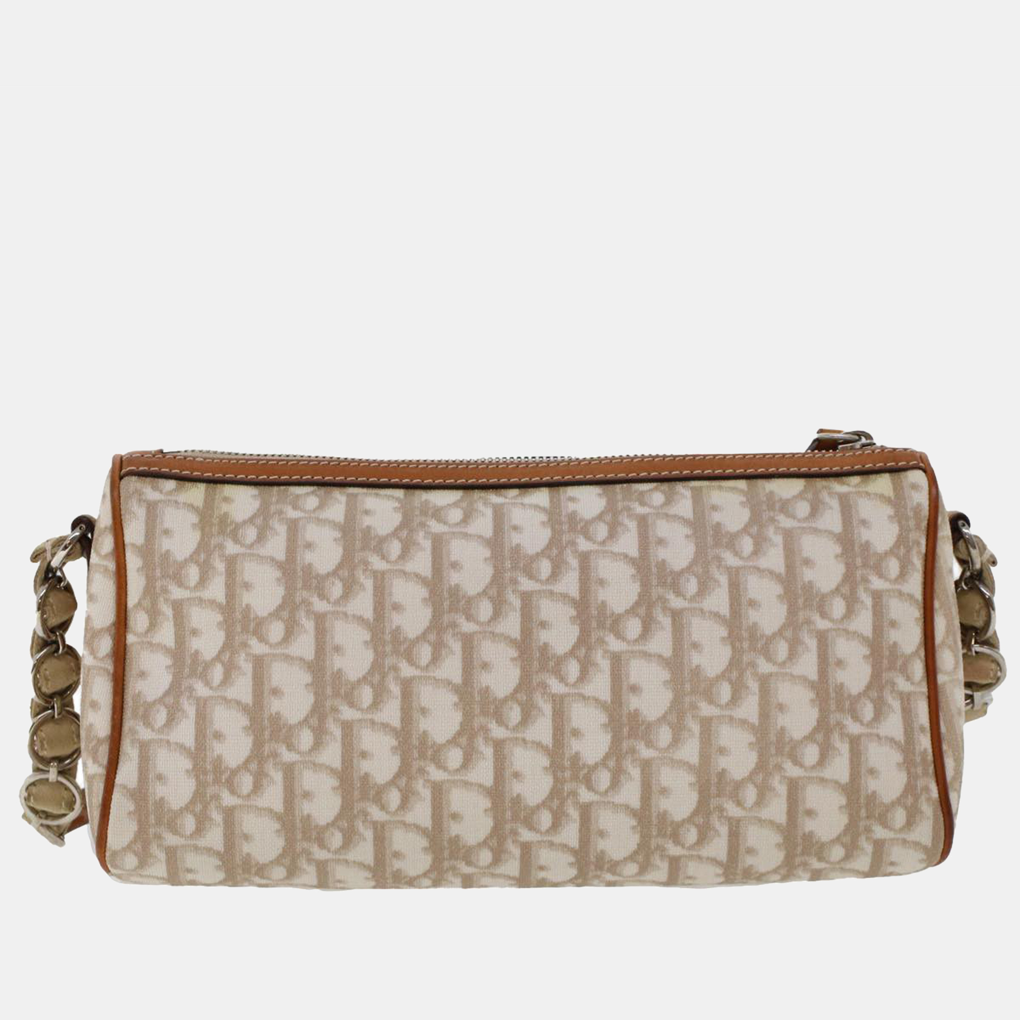 

Dior Beige Canvas Trotter shoulder bag