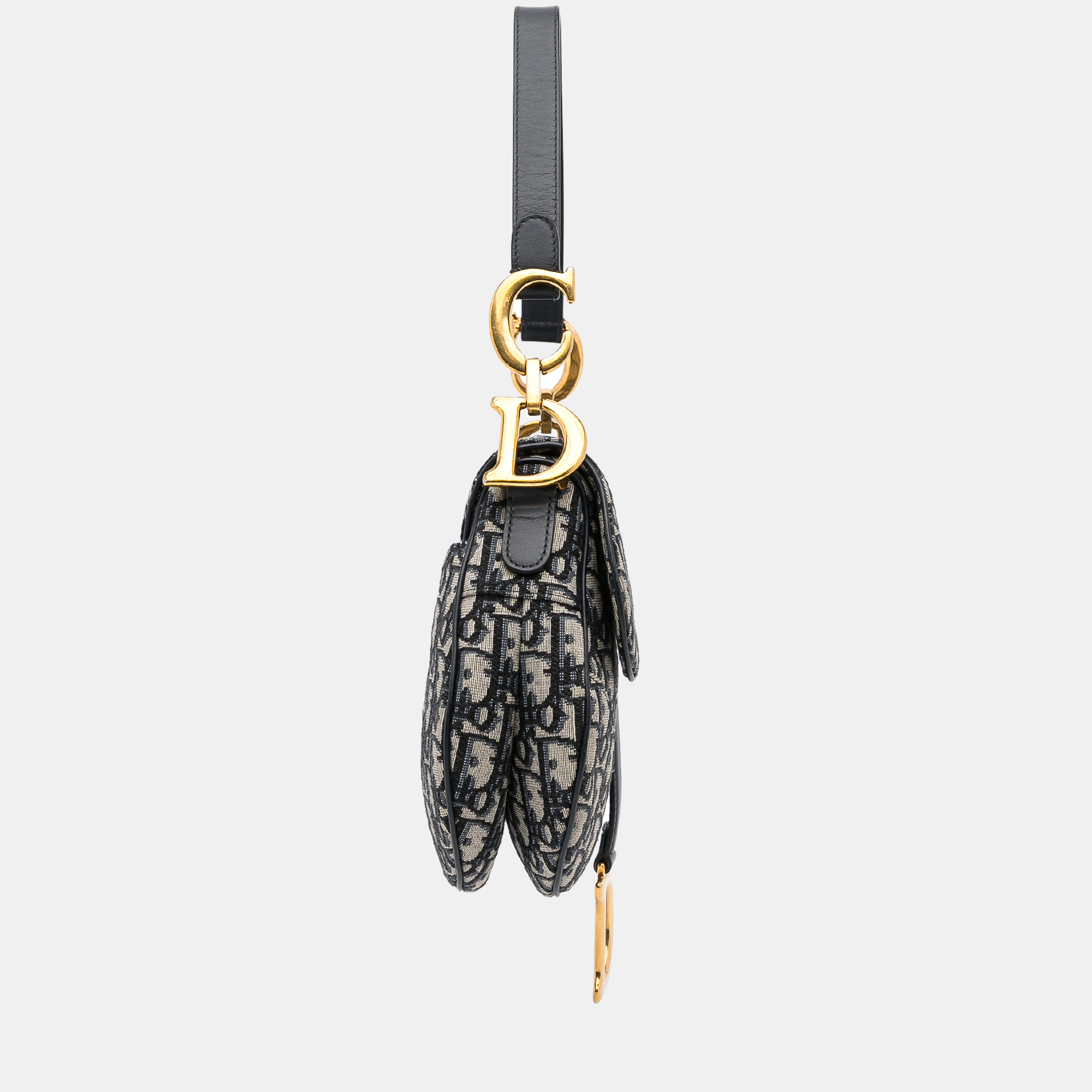

Dior Blue Oblique Canvas Saddle