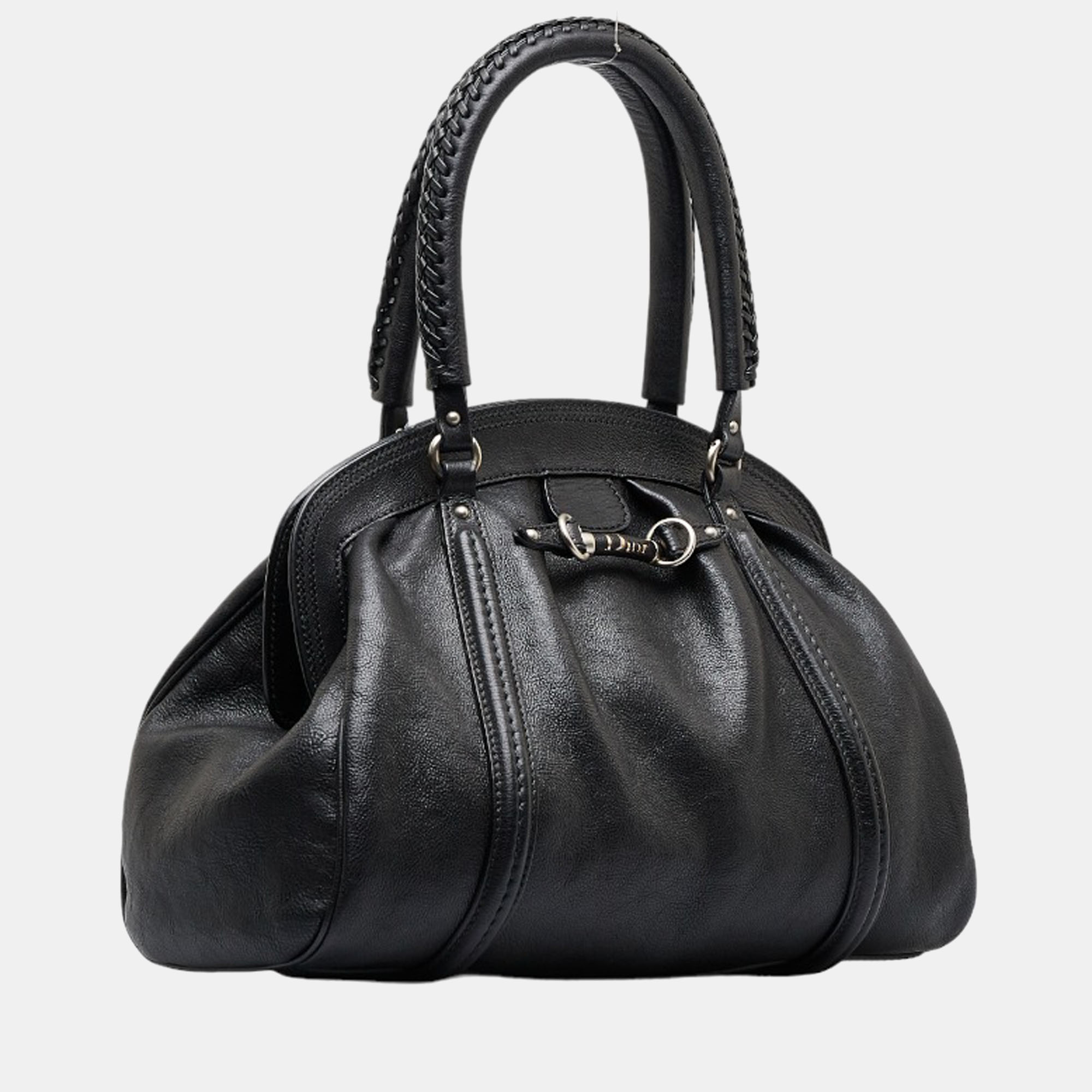 

Dior Black Leather My Dior Frame Bag Handbag