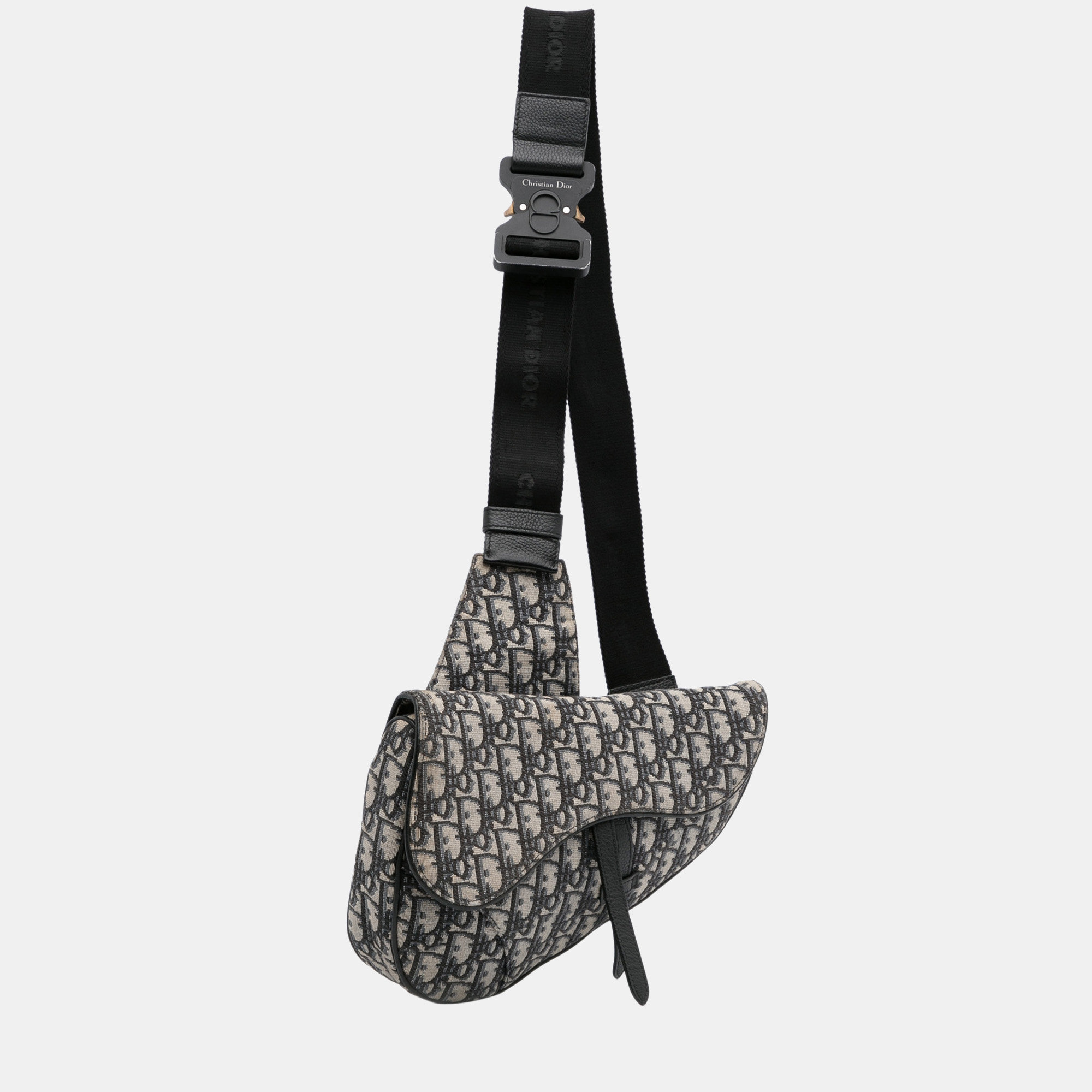 

Dior Blue Oblique Saddle Crossbody Bag