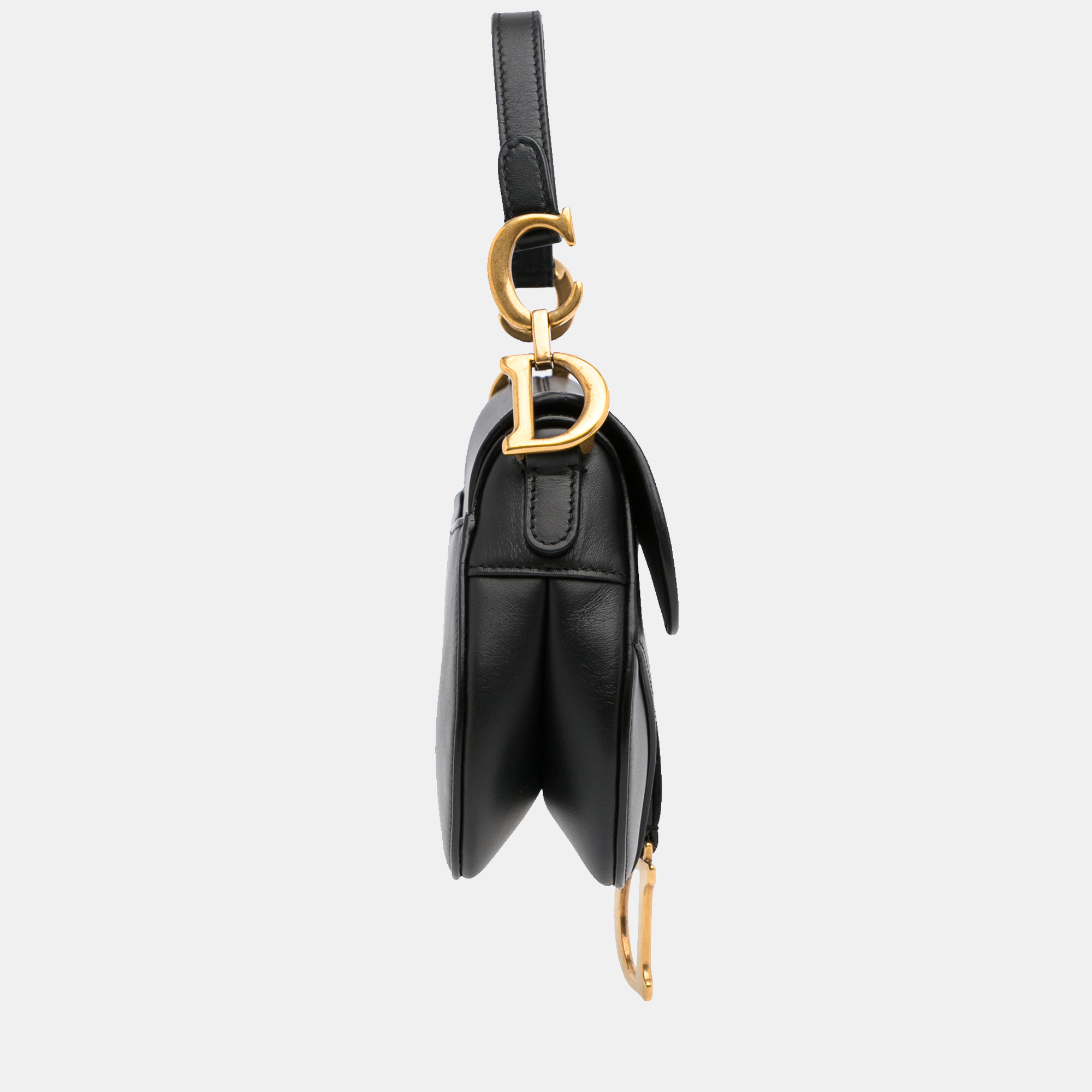 

Dior Black Mini Saddle Bag