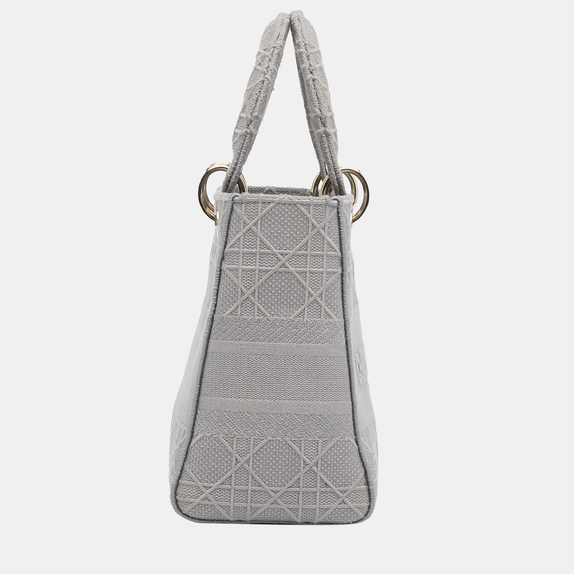 

Dior Grey Medium Cannage Lady D-Lite