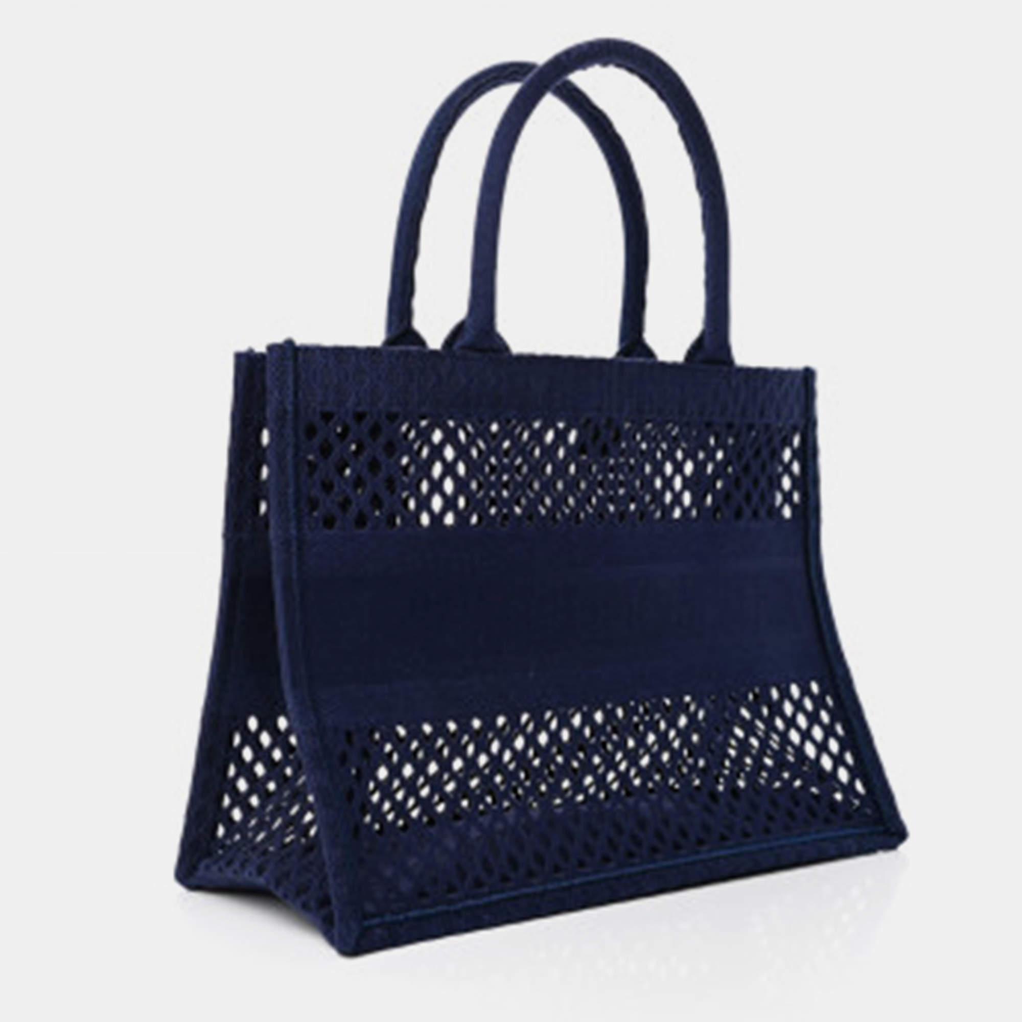 

DIOR Blue Mesh Embroidery LARGE BOOK TOTE M1286ZWRD962U