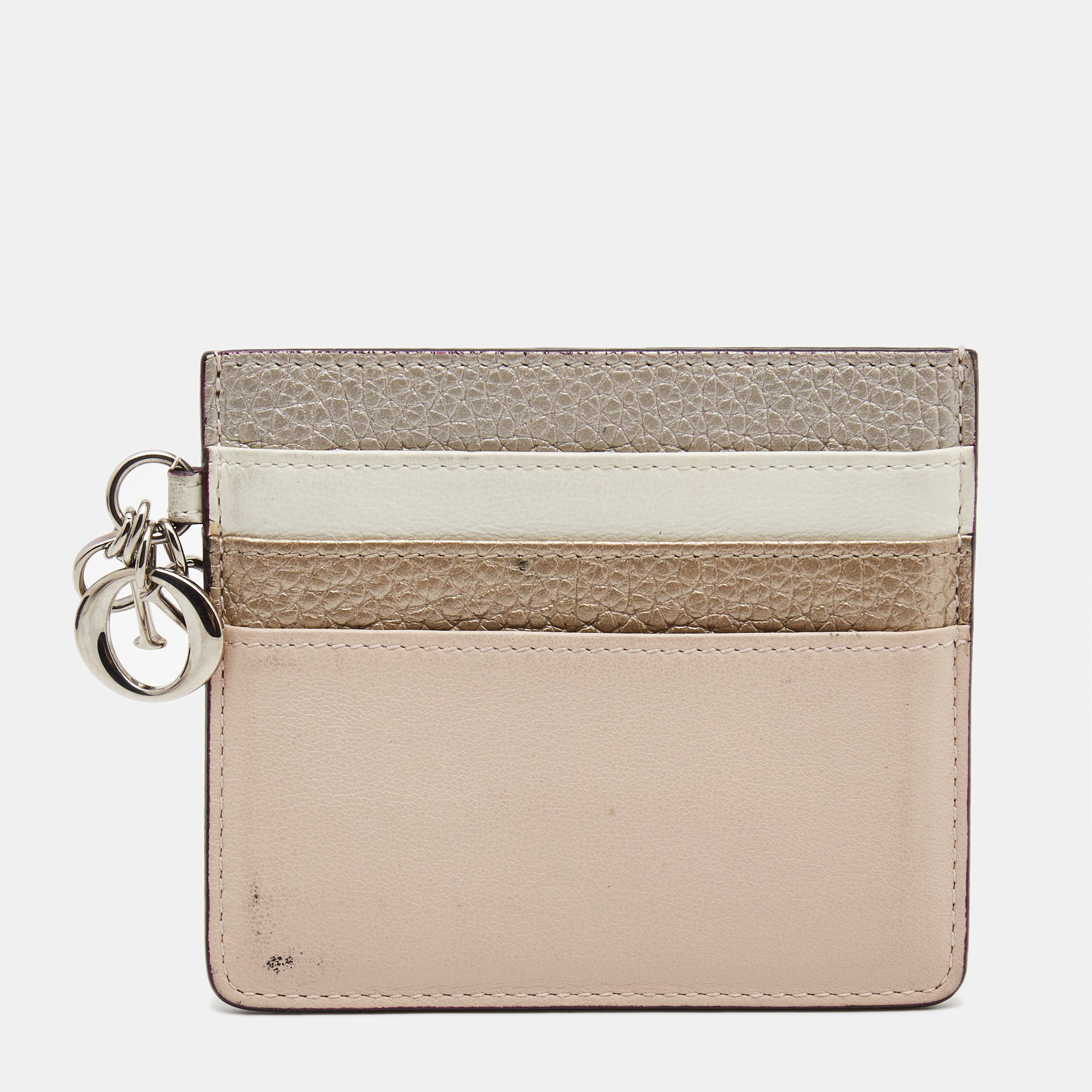 Pre-owned Dior Card Holder In Multicolor