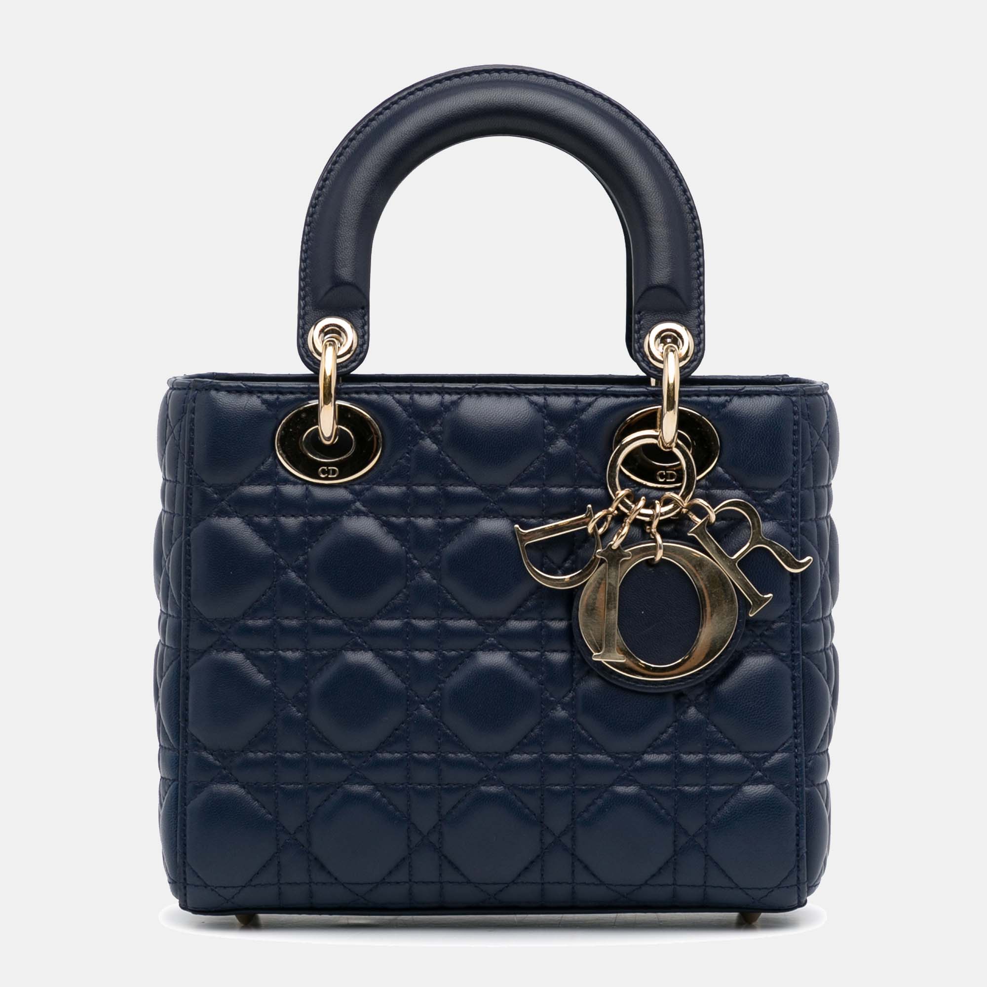 

Dior Small Cannage Lady Dior My ABC, Blue