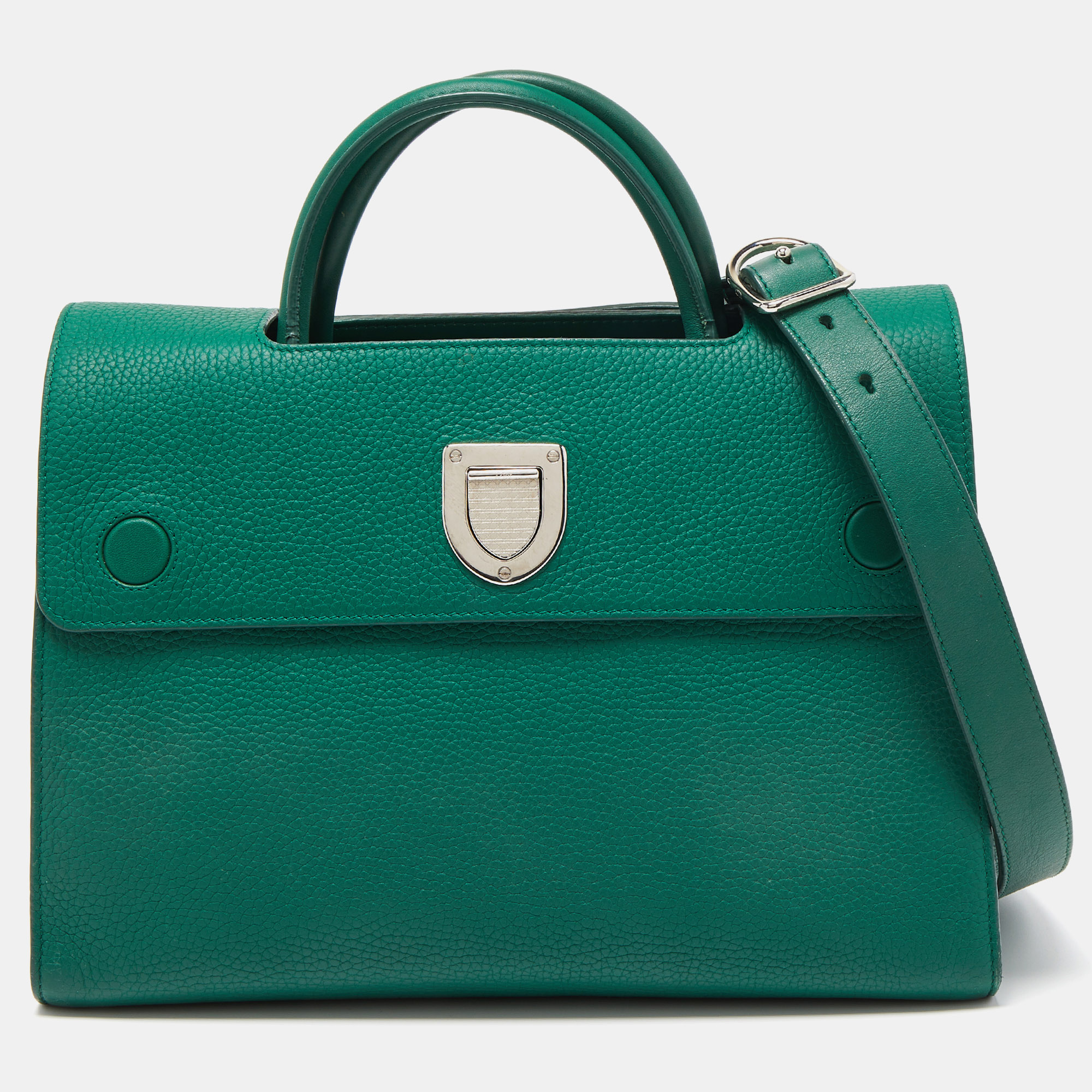 

Dior Green Leather  Diorever Bag