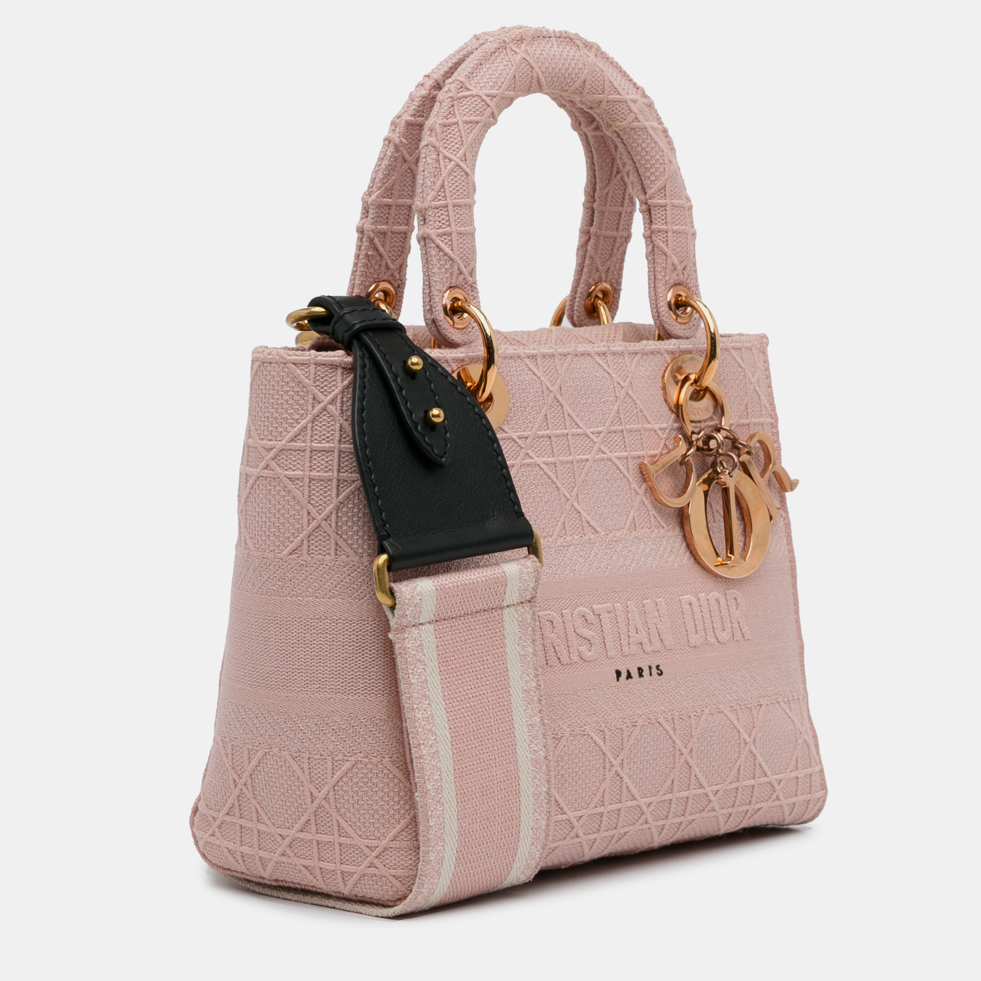 

Dior Medium Cannage Lady D-Lite, Pink