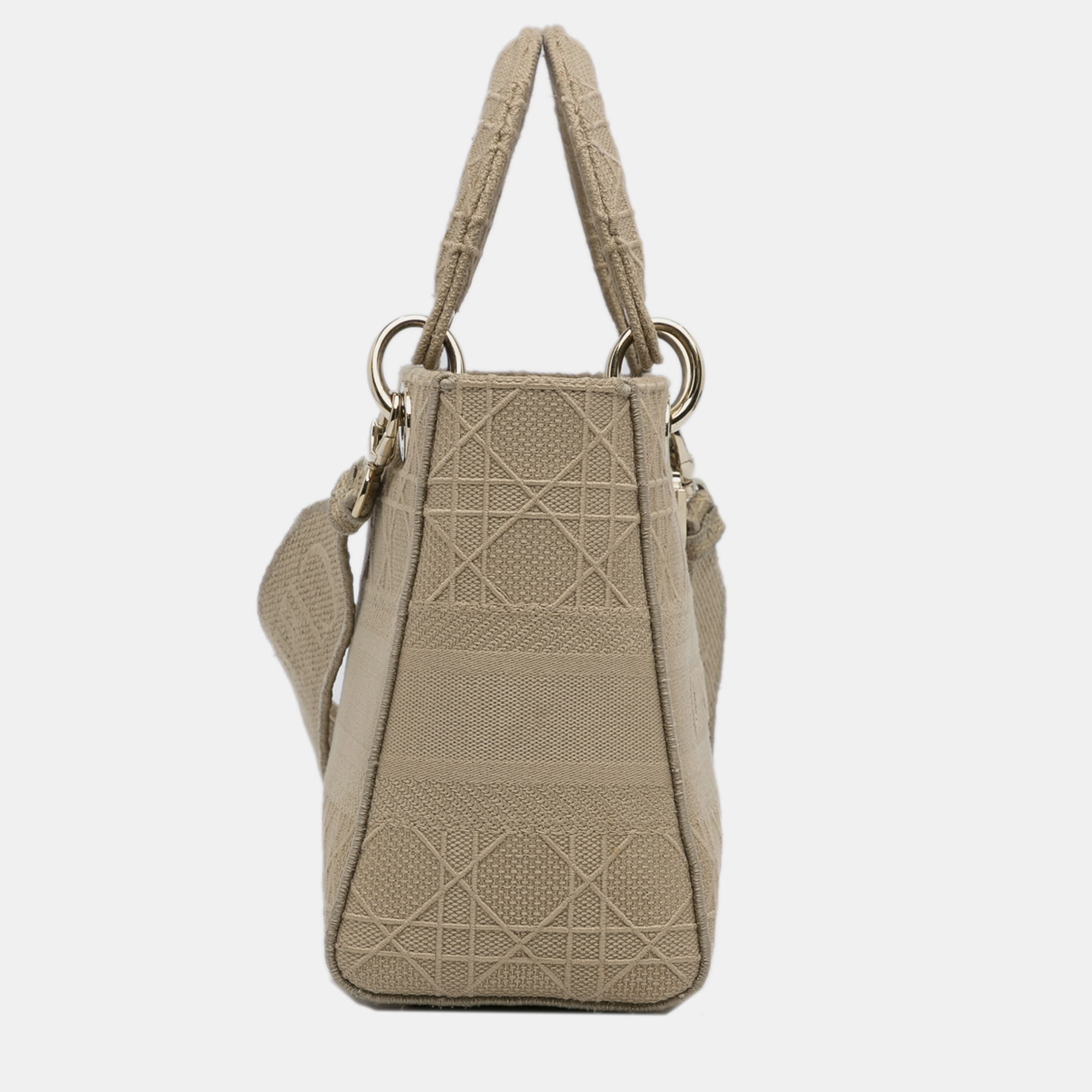 

Dior Medium Cannage Lady D-Lite, Beige