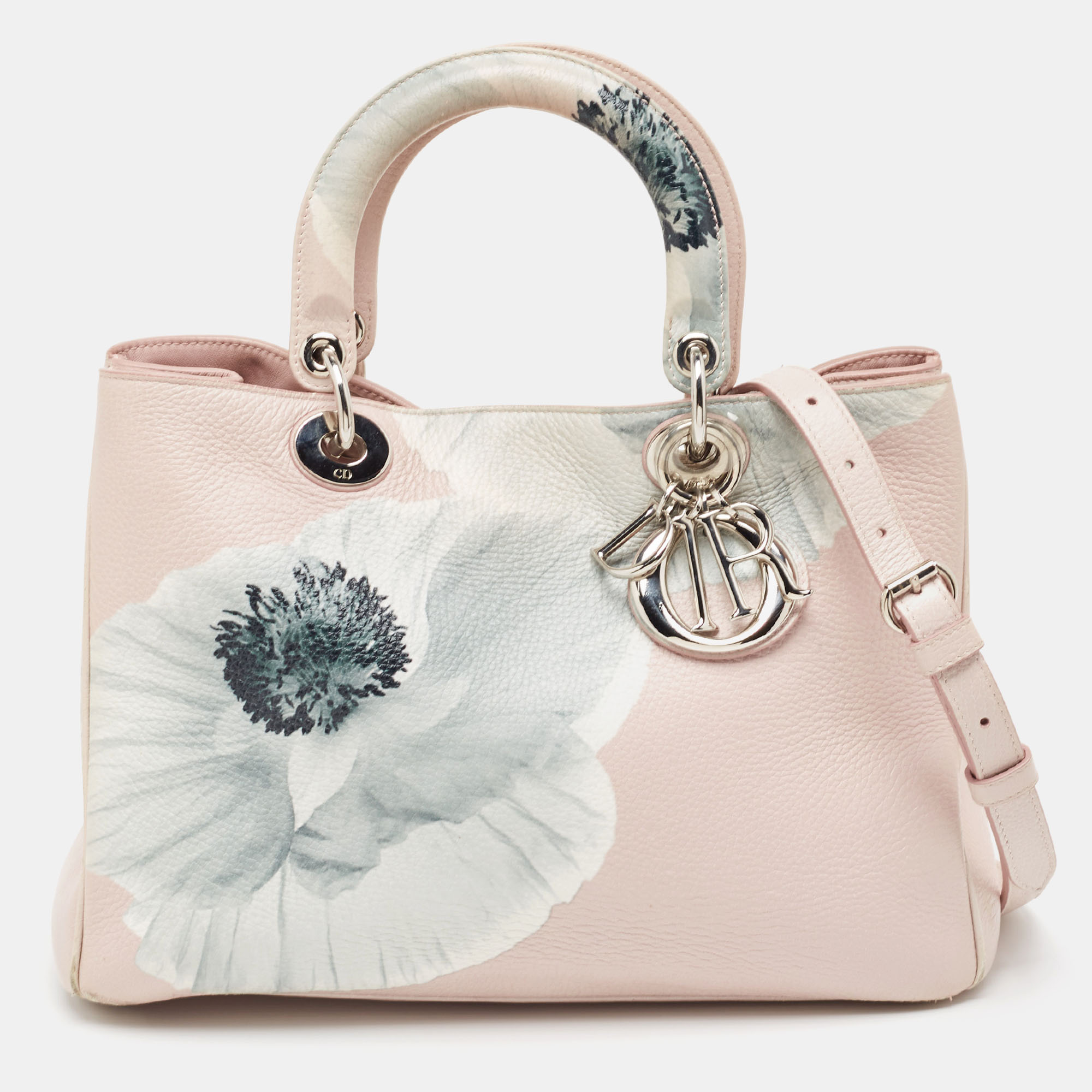 Pre-owned Dior Issimo Shopper Tote In Pink