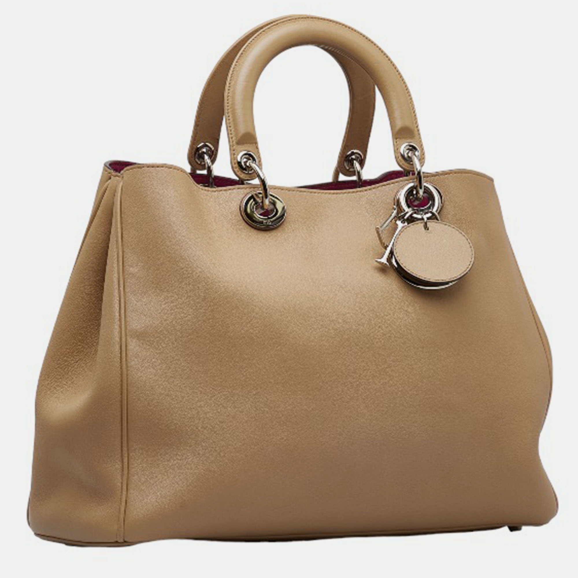 

Dior Brown Diorissimo Leather Tote Bag