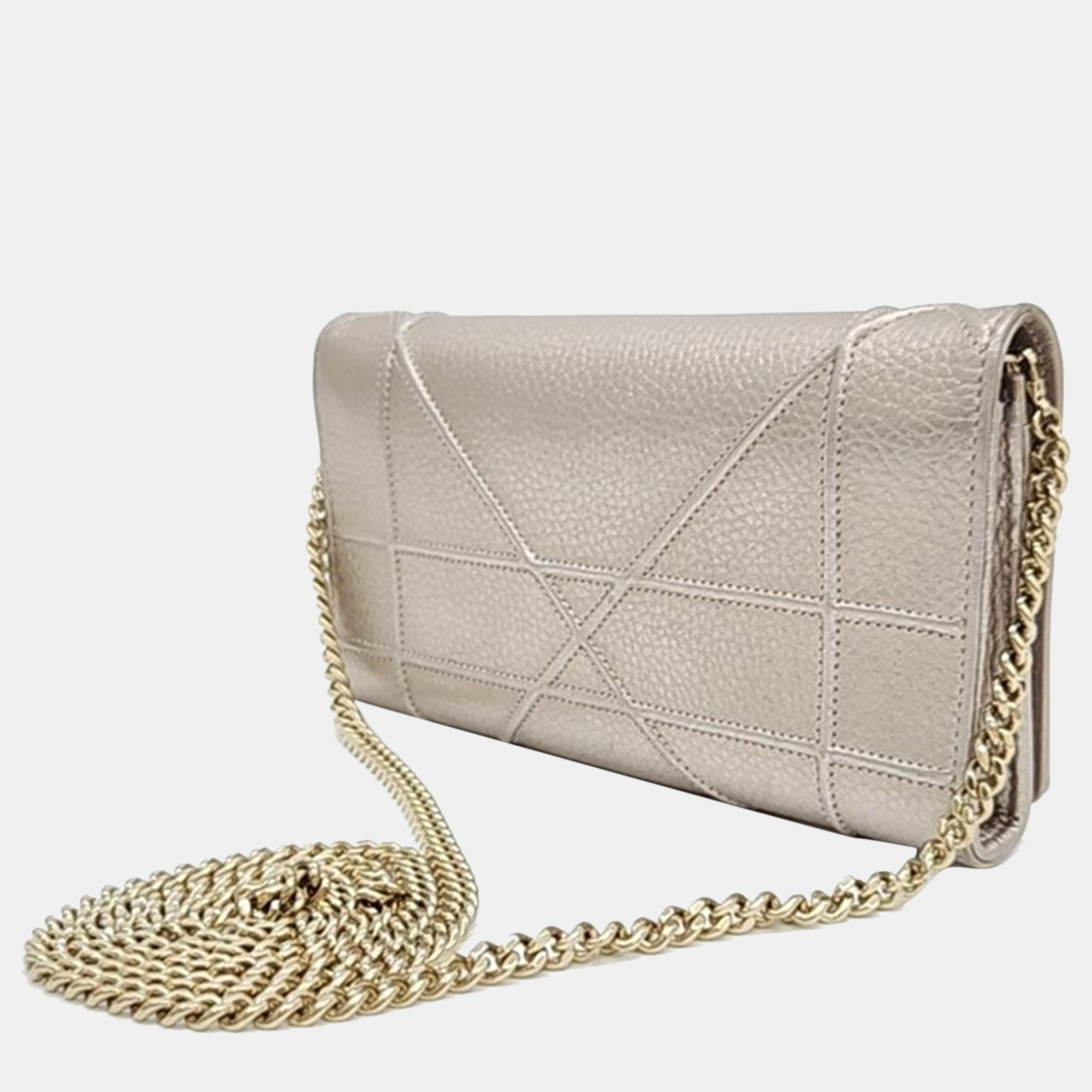 

Christian Dior Diolamar Chain Crossbody Bag, Silver