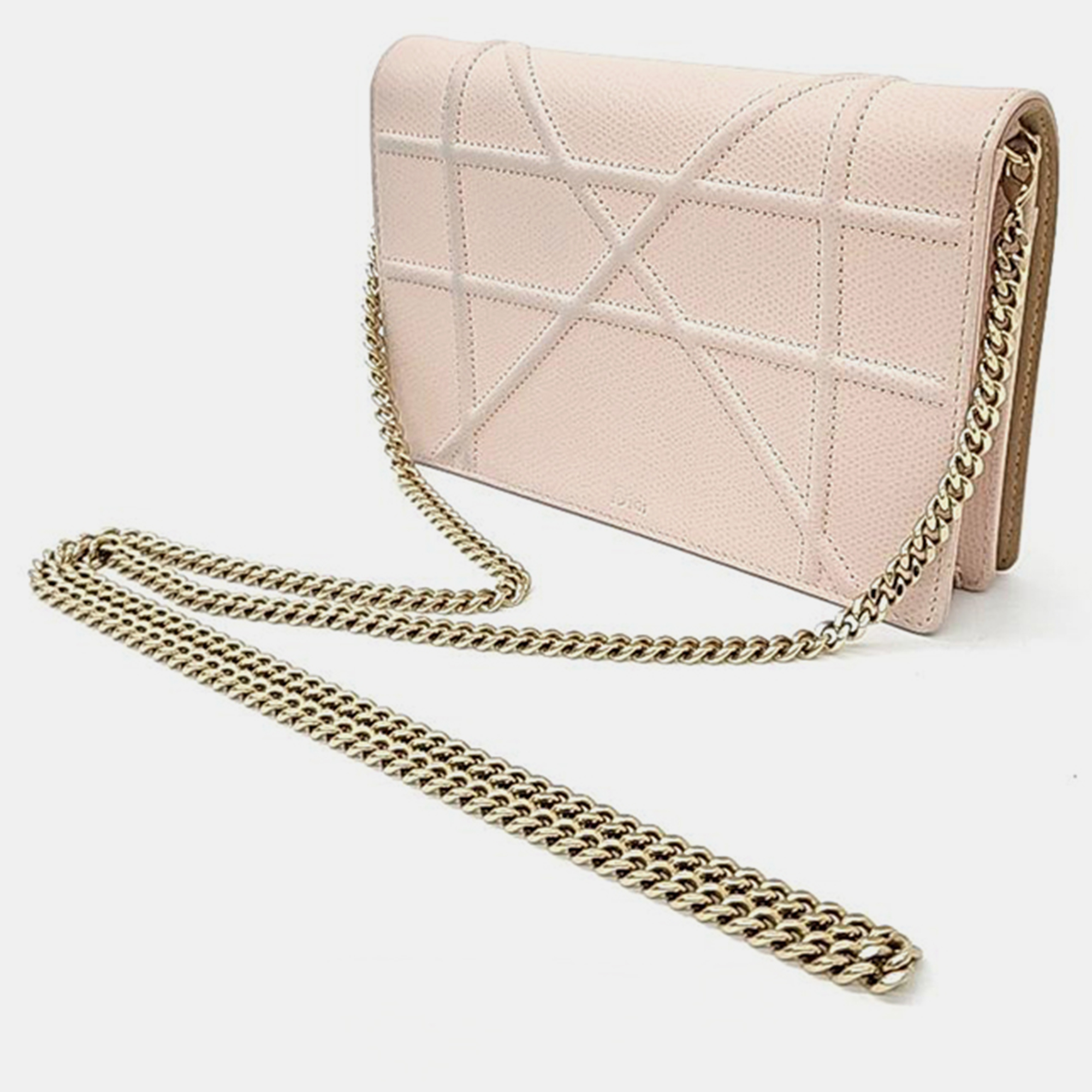 

Christian Dior Diolamar Chain Crossbody Bag, Pink