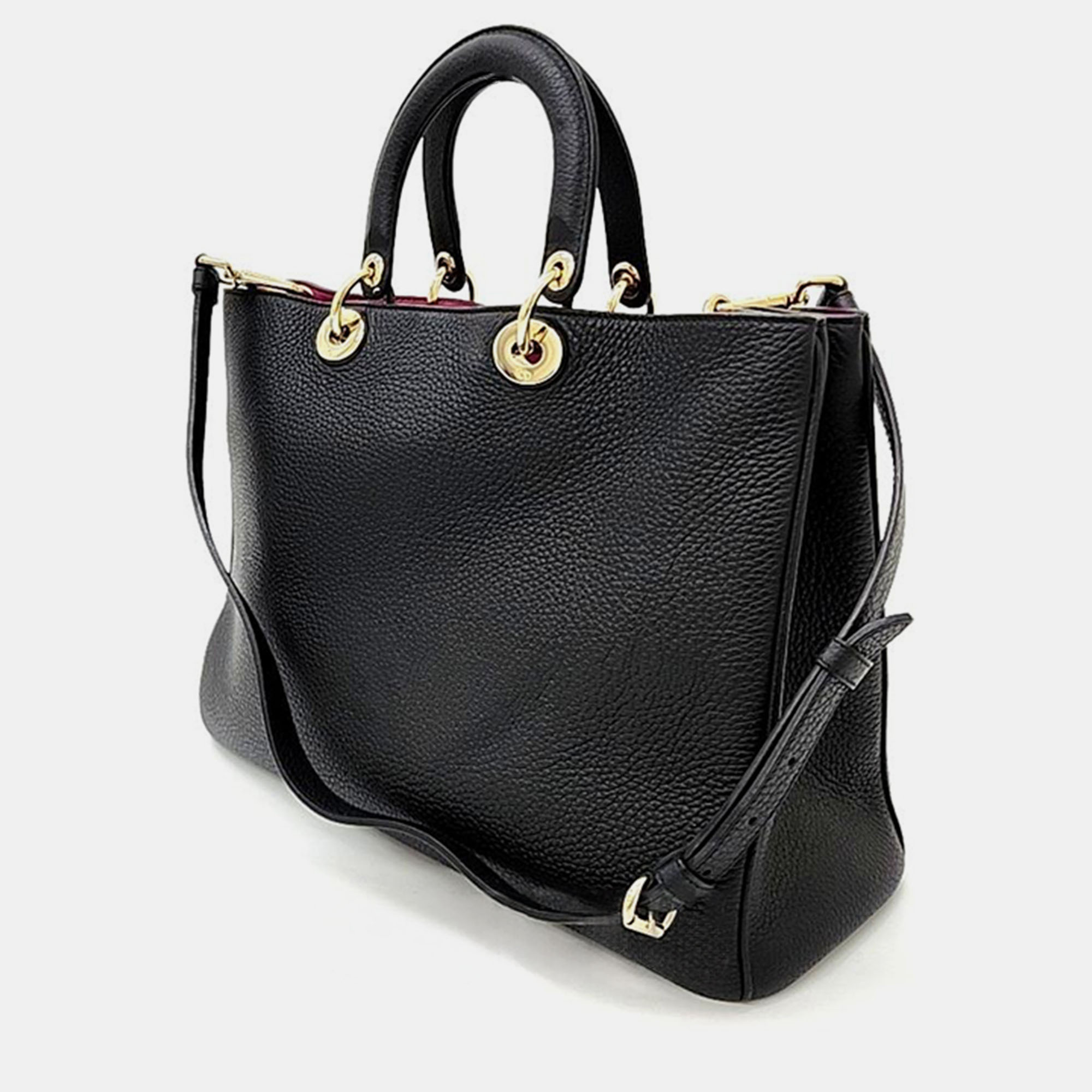 

Christian Dior Diorissimo tote and shoulder bag, Black